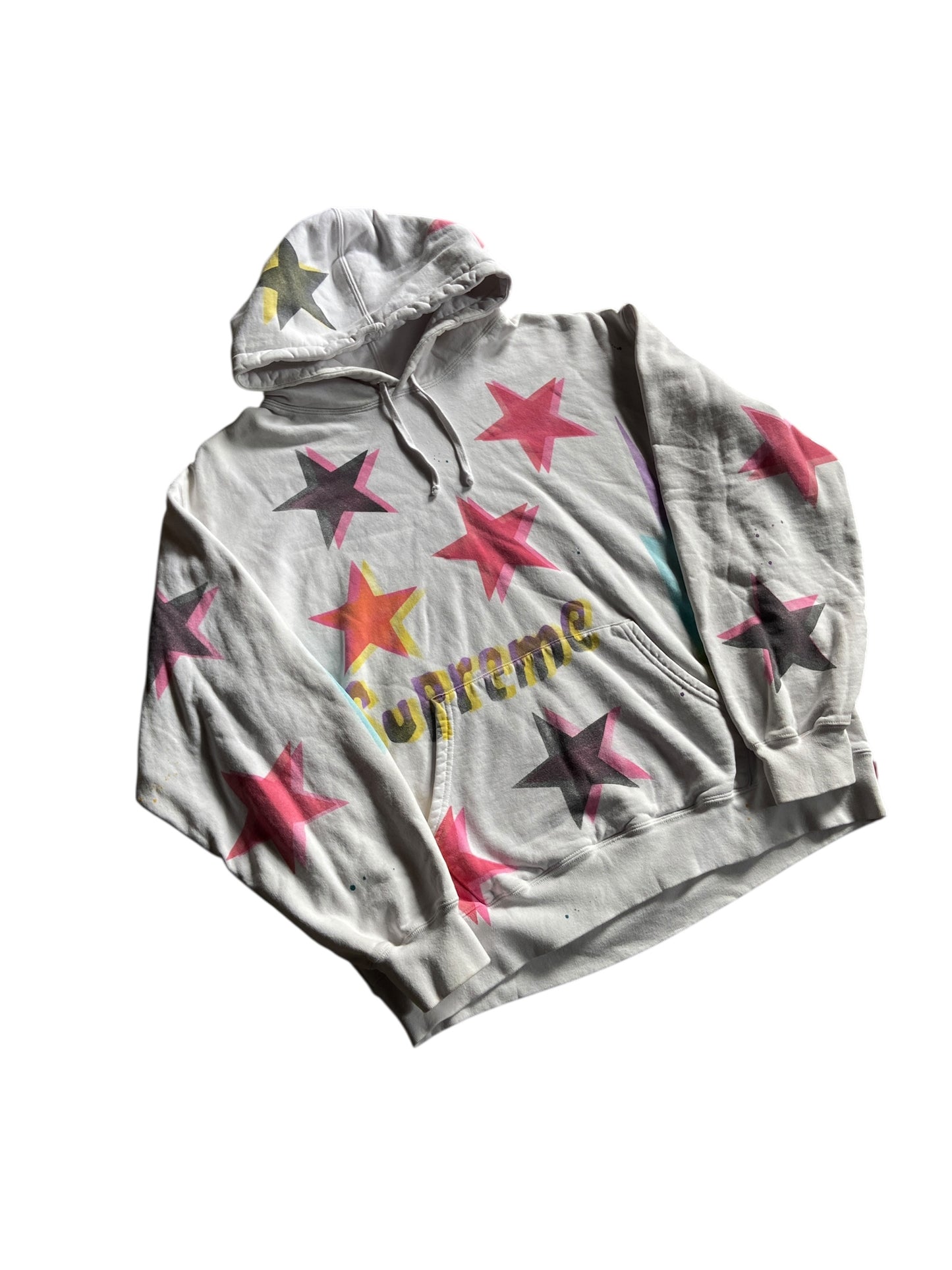 Preowned Supreme SS21 Gonz Stars Hoodie Sz XL