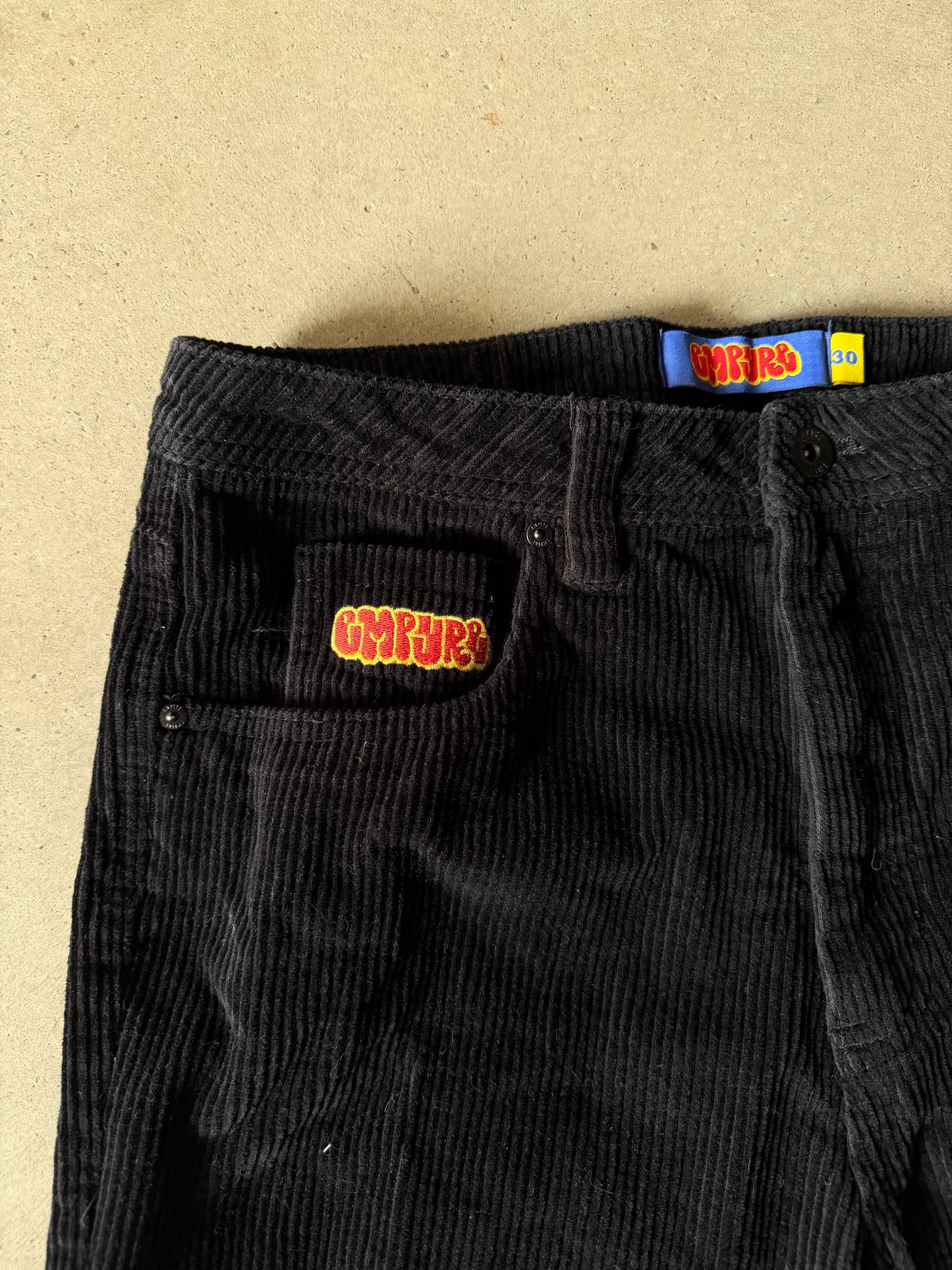 Empyre Black Corduroy Pants Sz 30x28