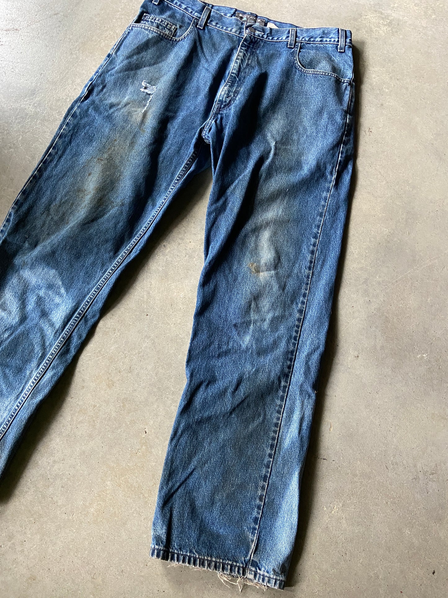 VTG Levi's Silvertab Denim Jeans Sz 36x33