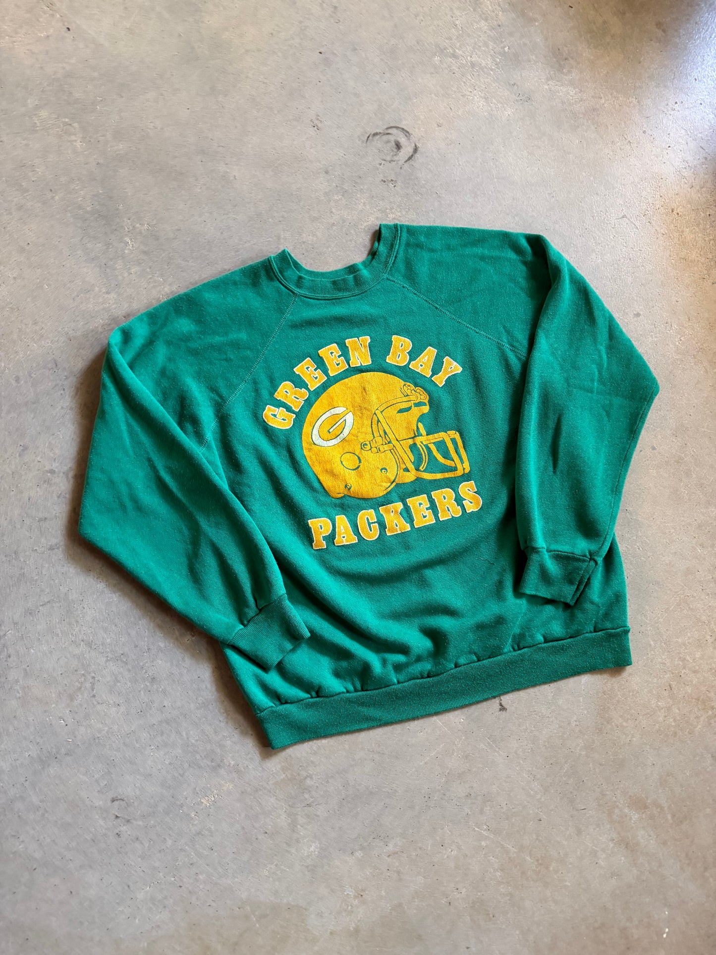 Vtg Green Bay Packers Sweater Sz L