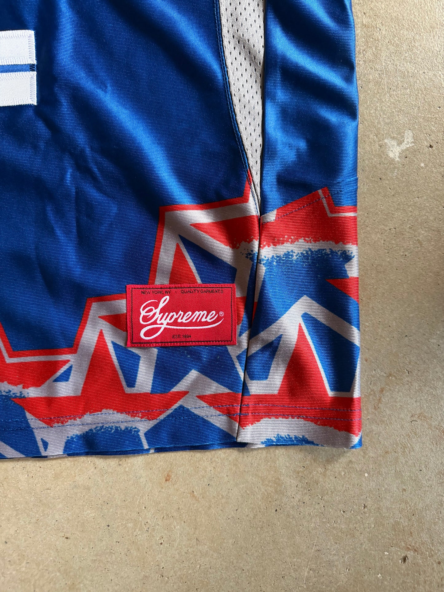 Supreme Stars Football Jersey Royal Sz L
