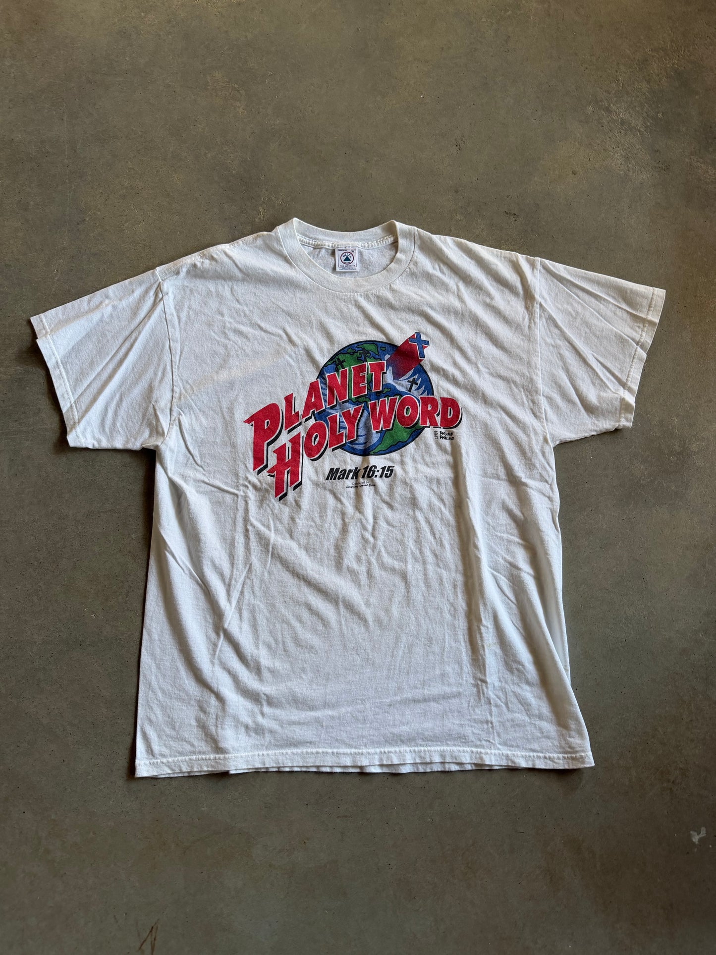 VTG Planet Holy Word 1997 Tee Sz XL