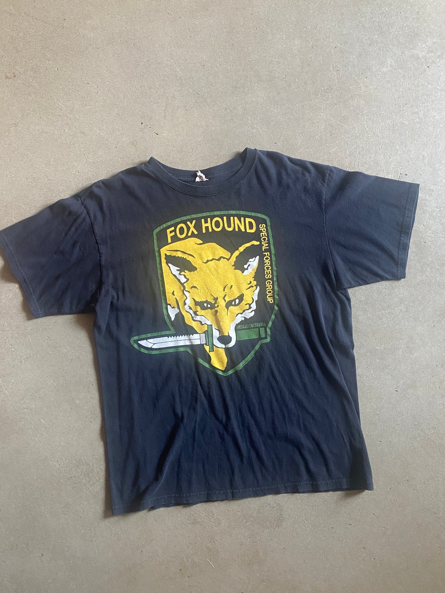 2008 Metal Gear Solid 4 IV Foxhound PS# Promo Tee Sz Med