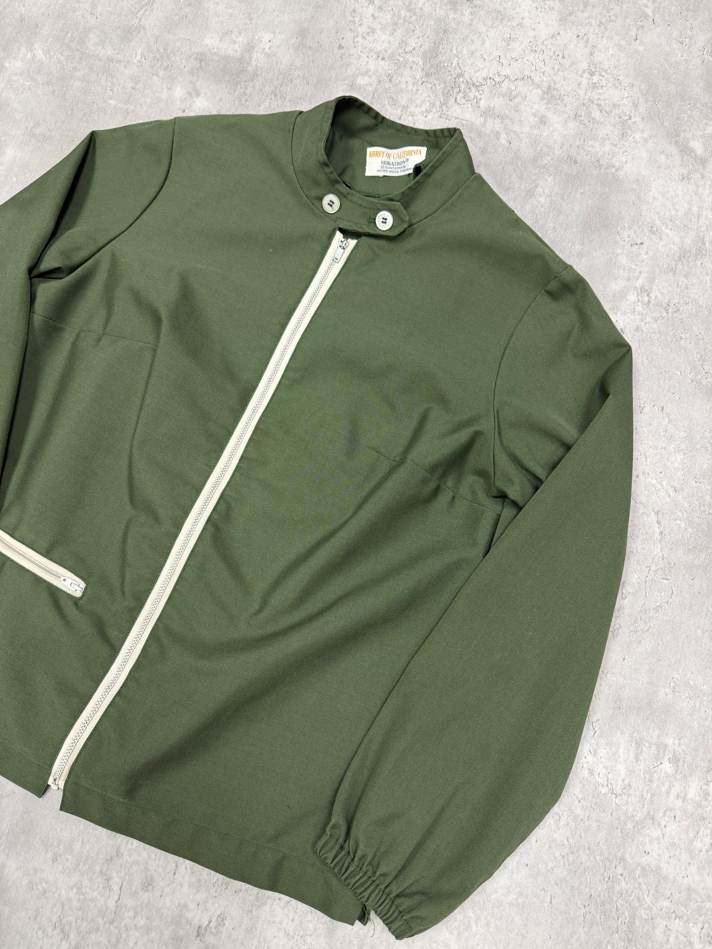 VTG 70s Koret of California Militia Cropped Jacket Sz Med