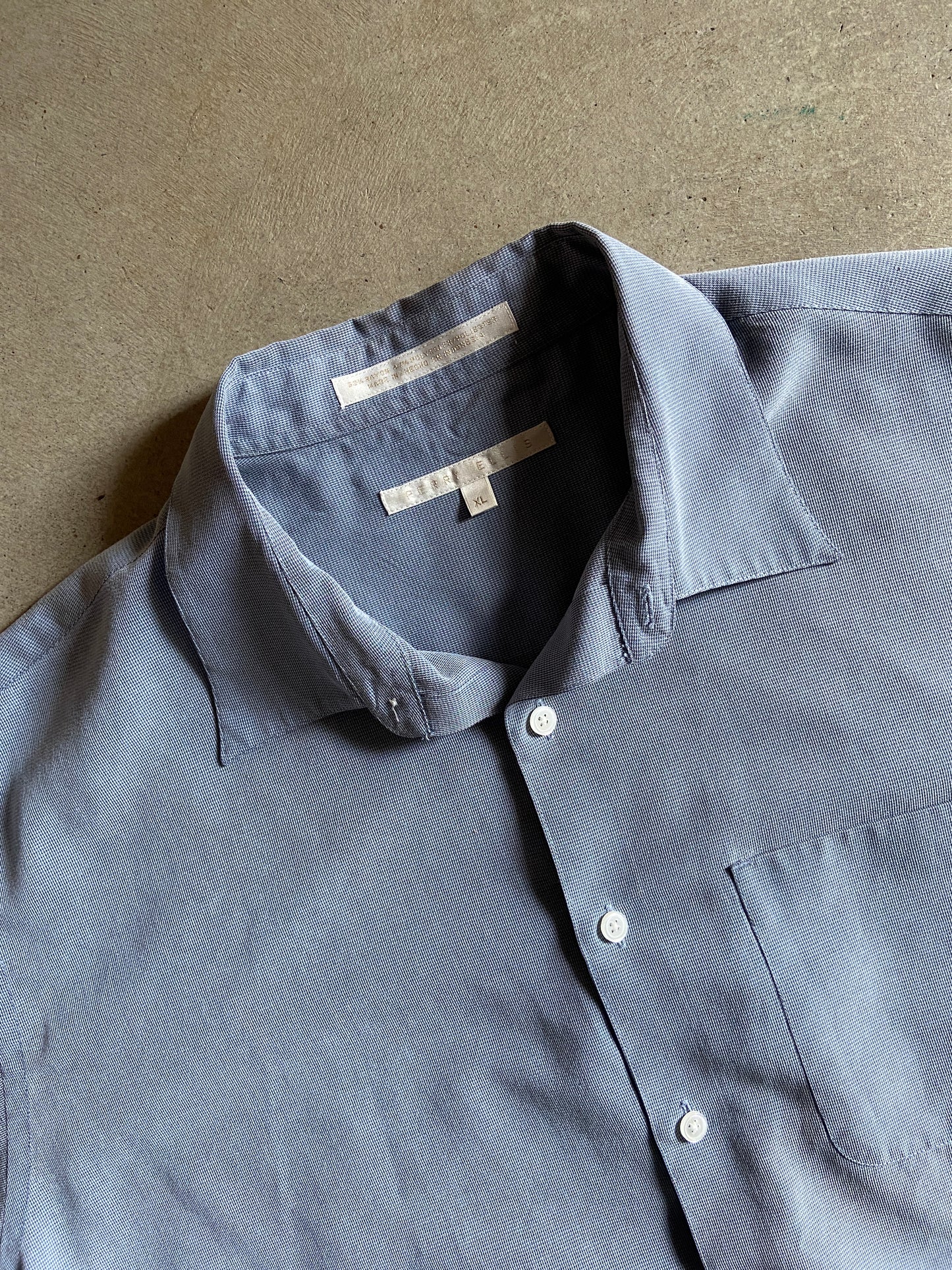 VTG Perry Ellis S/S Button Up Shirt Sz XL