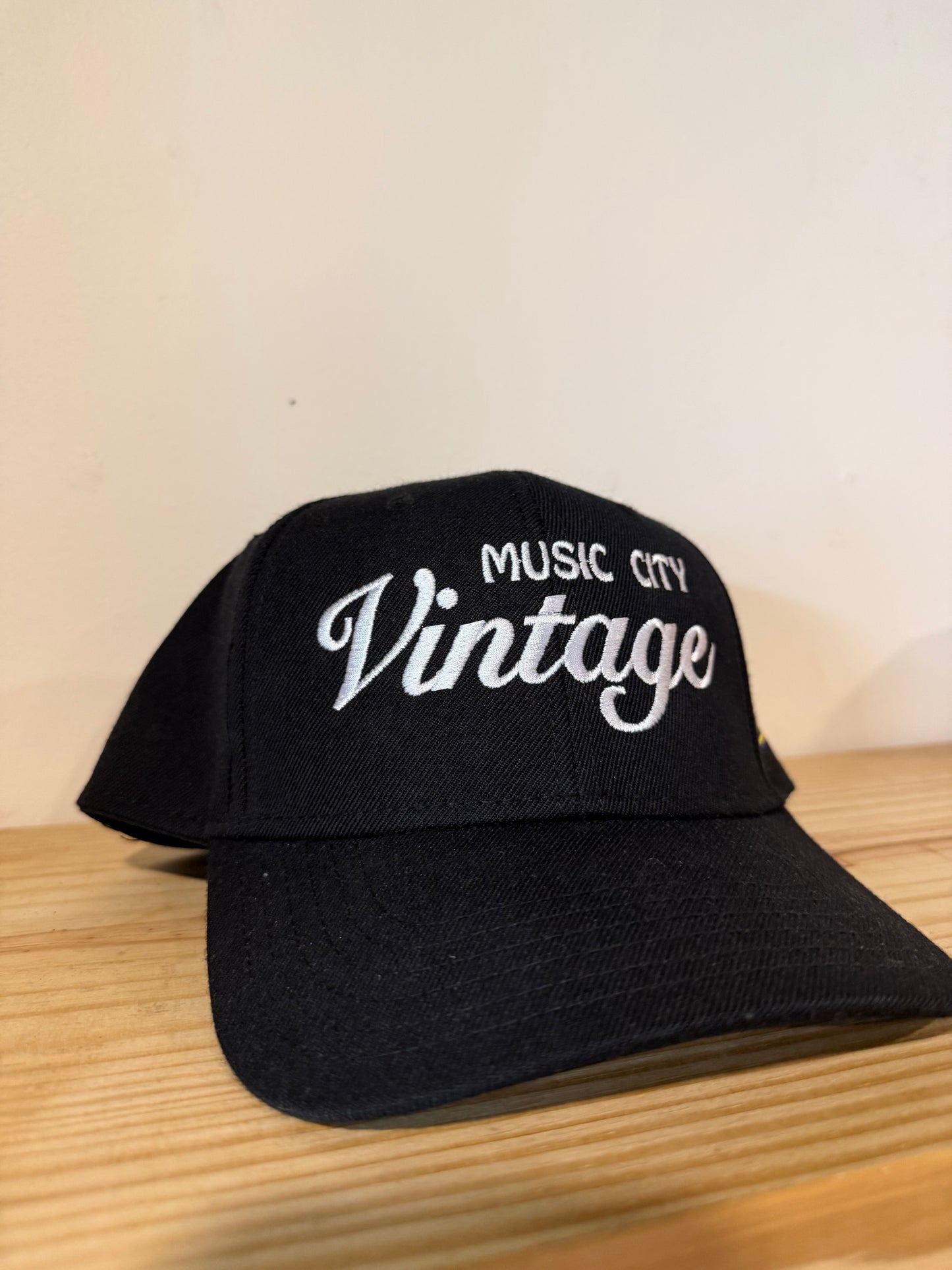 Music City Vintage Black Blockbuster Hat