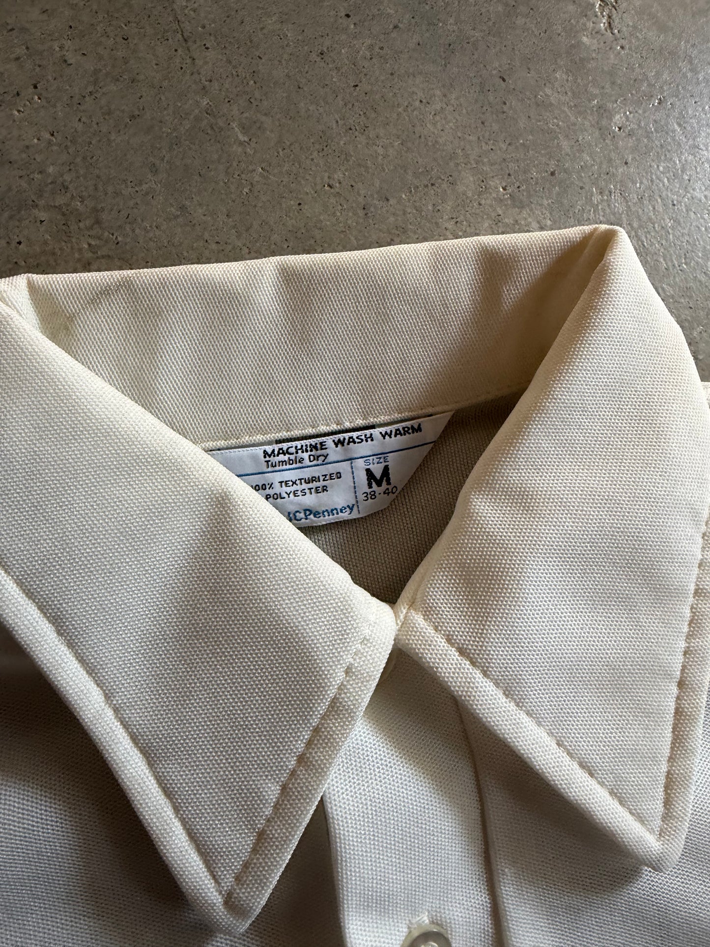 VTG JCPenney N&S Automotive Marshall Polo Shirt Sz M