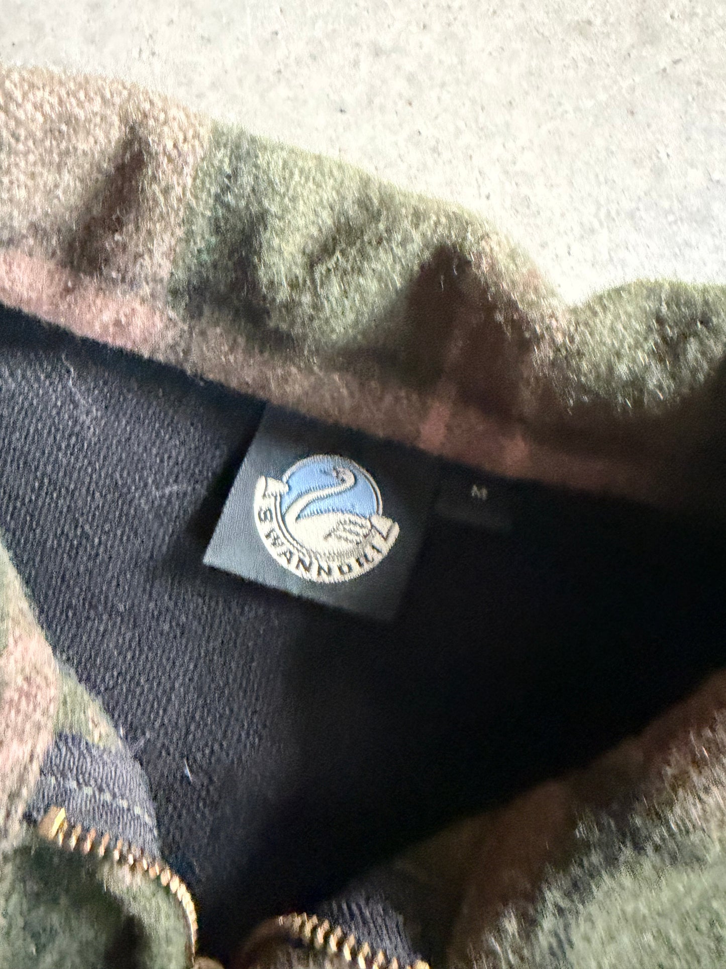 Swanndri Green Half Zip Shacket Sz M