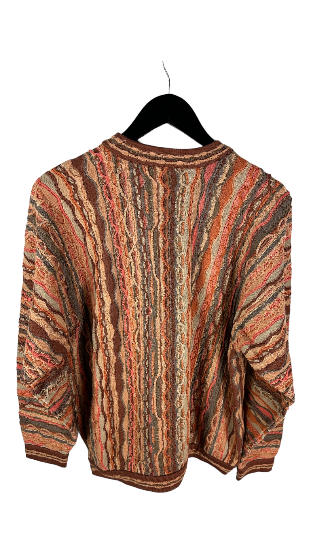 VTG Coogi Red Canyon 3D Embroidery Sweater Sz Med