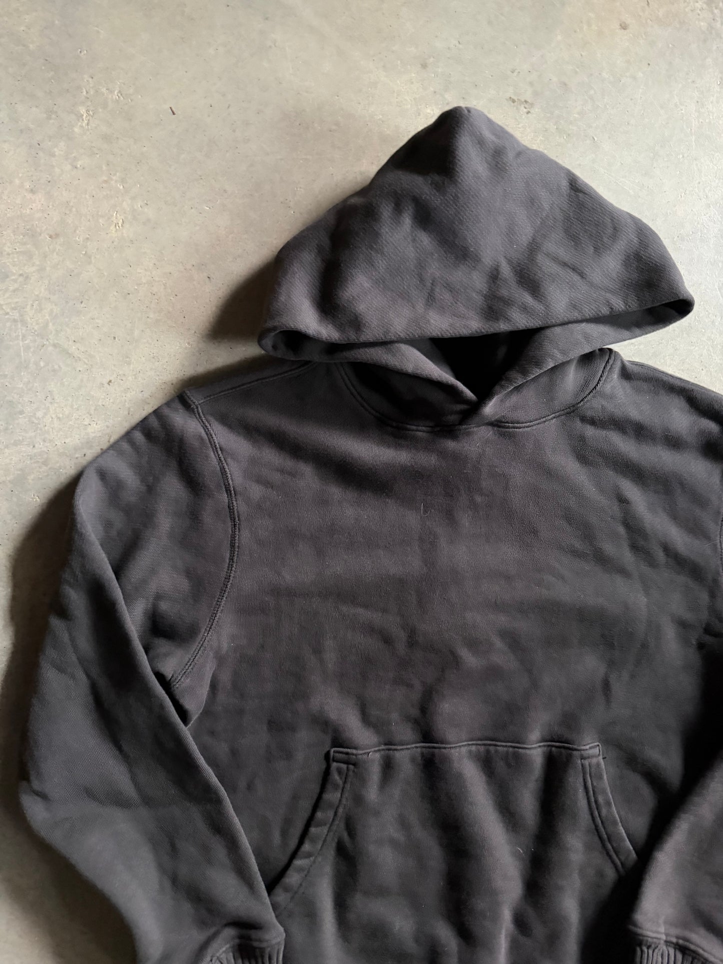 Elwood Faded Black Hoodie Sz XS