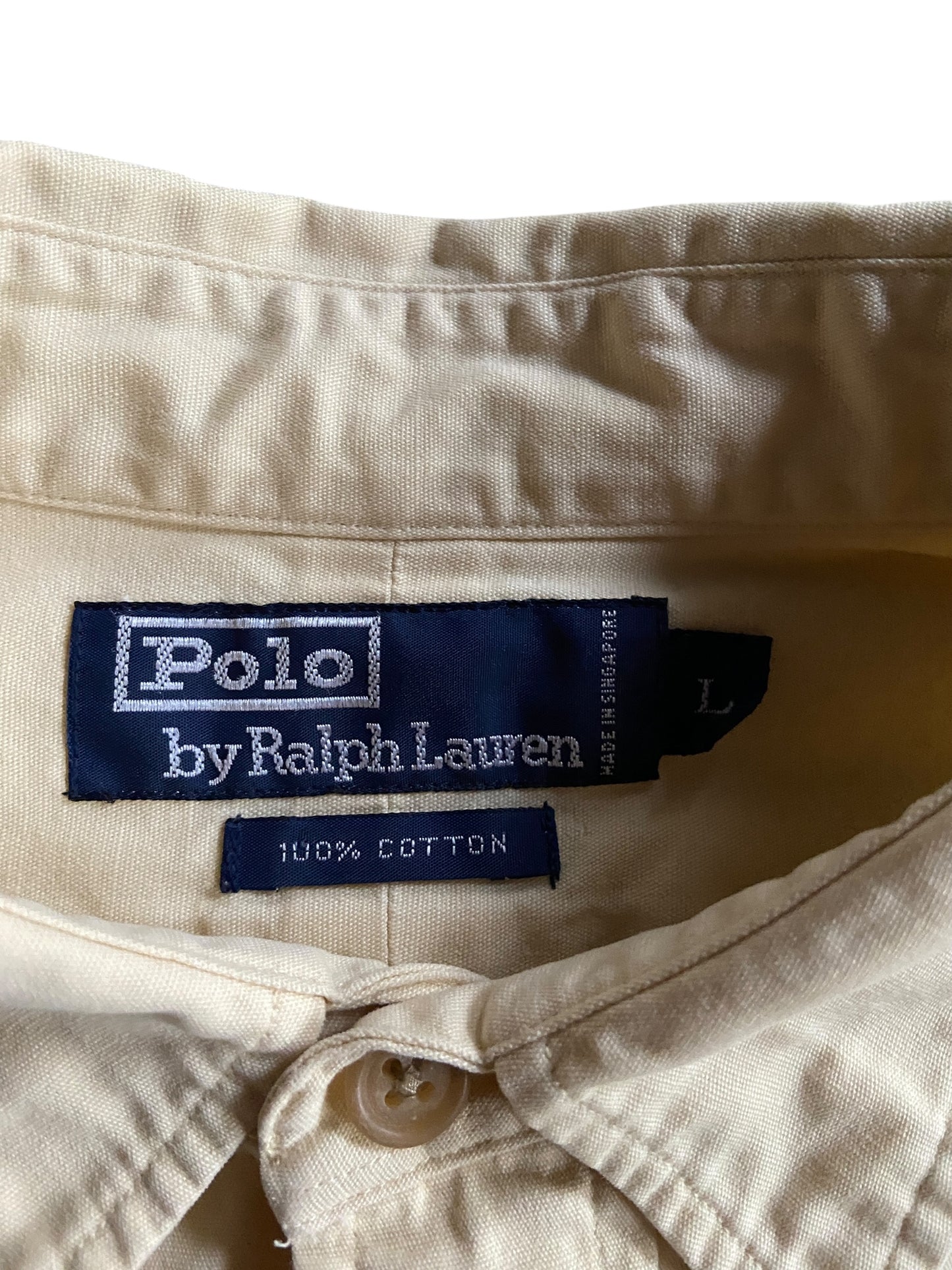VTG Polo Ralph Lauren Sportsman Button Up Shirt Sz L/XL