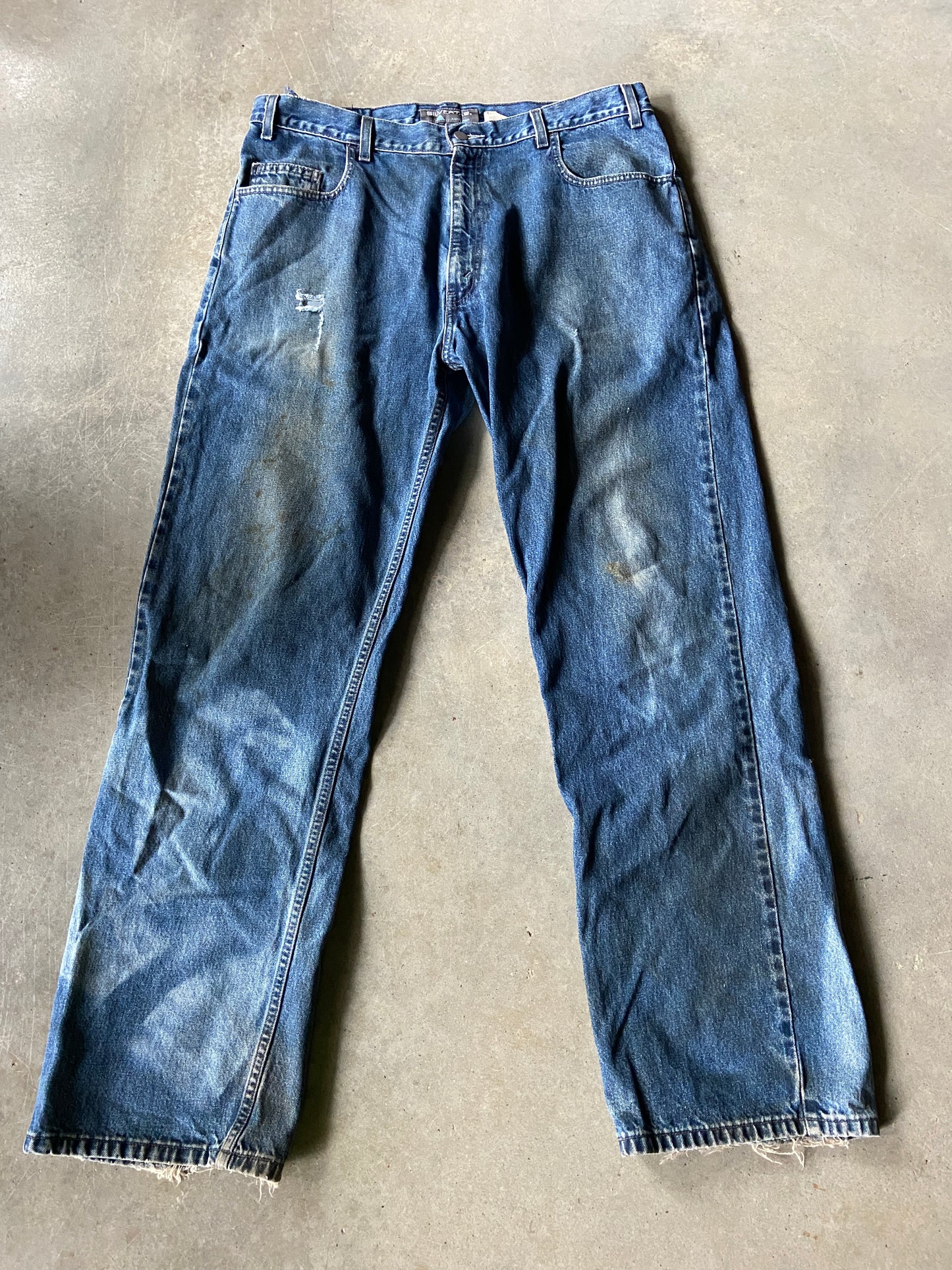 VTG Levi's Silvertab Denim Jeans Sz 36x33
