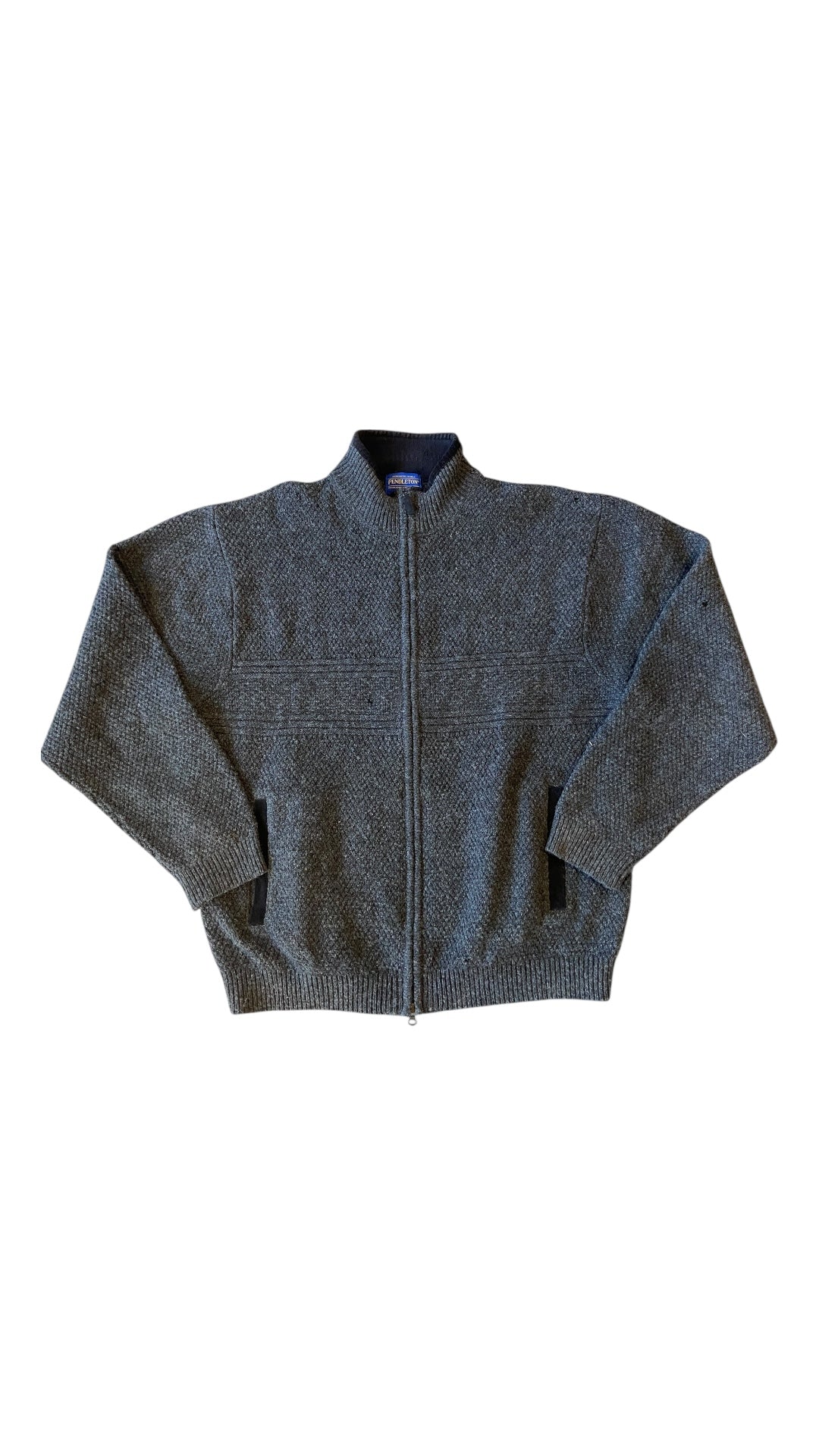 Pendleton Shetland Wool Zip Up Jacket Sz XL
