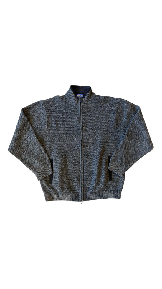 Pendleton Shetland Wool Zip Up Jacket Sz XL