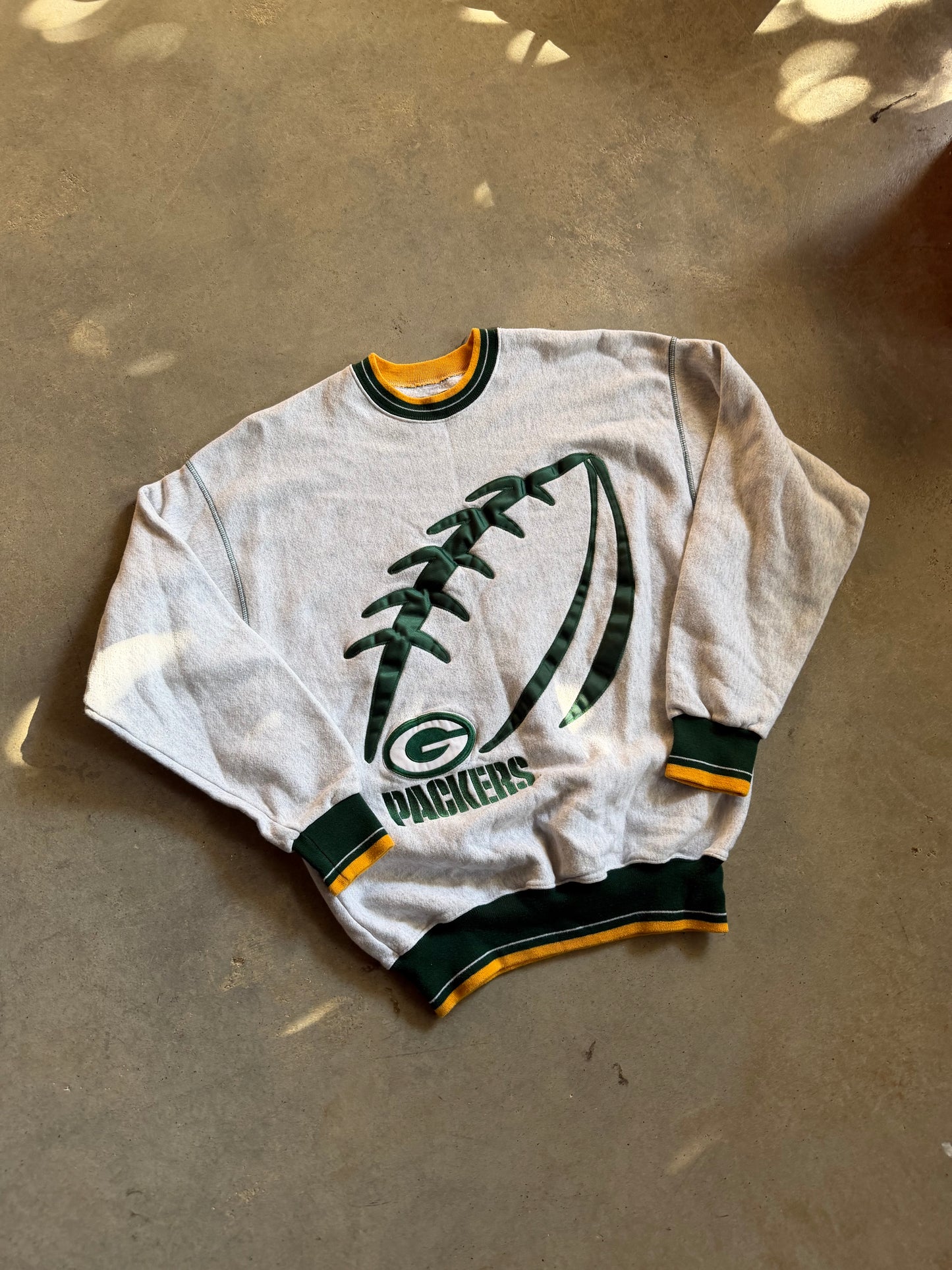 VTG Green Bay Packers Football Sweatshirt Sz L