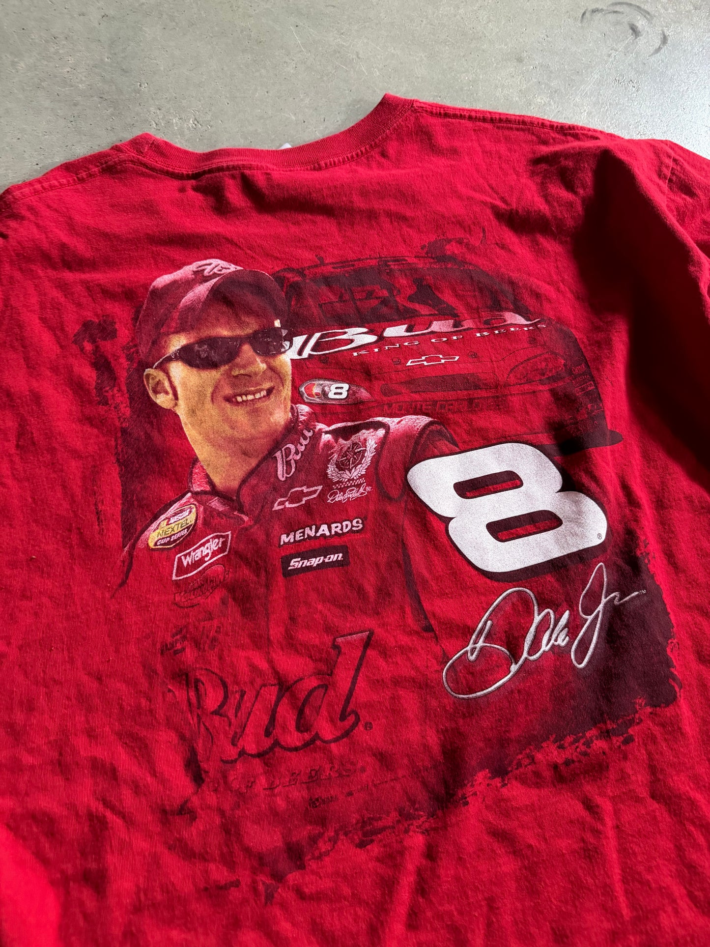 VTG Chase Dale Earnhardt Jr. Bud Tee Sz XL