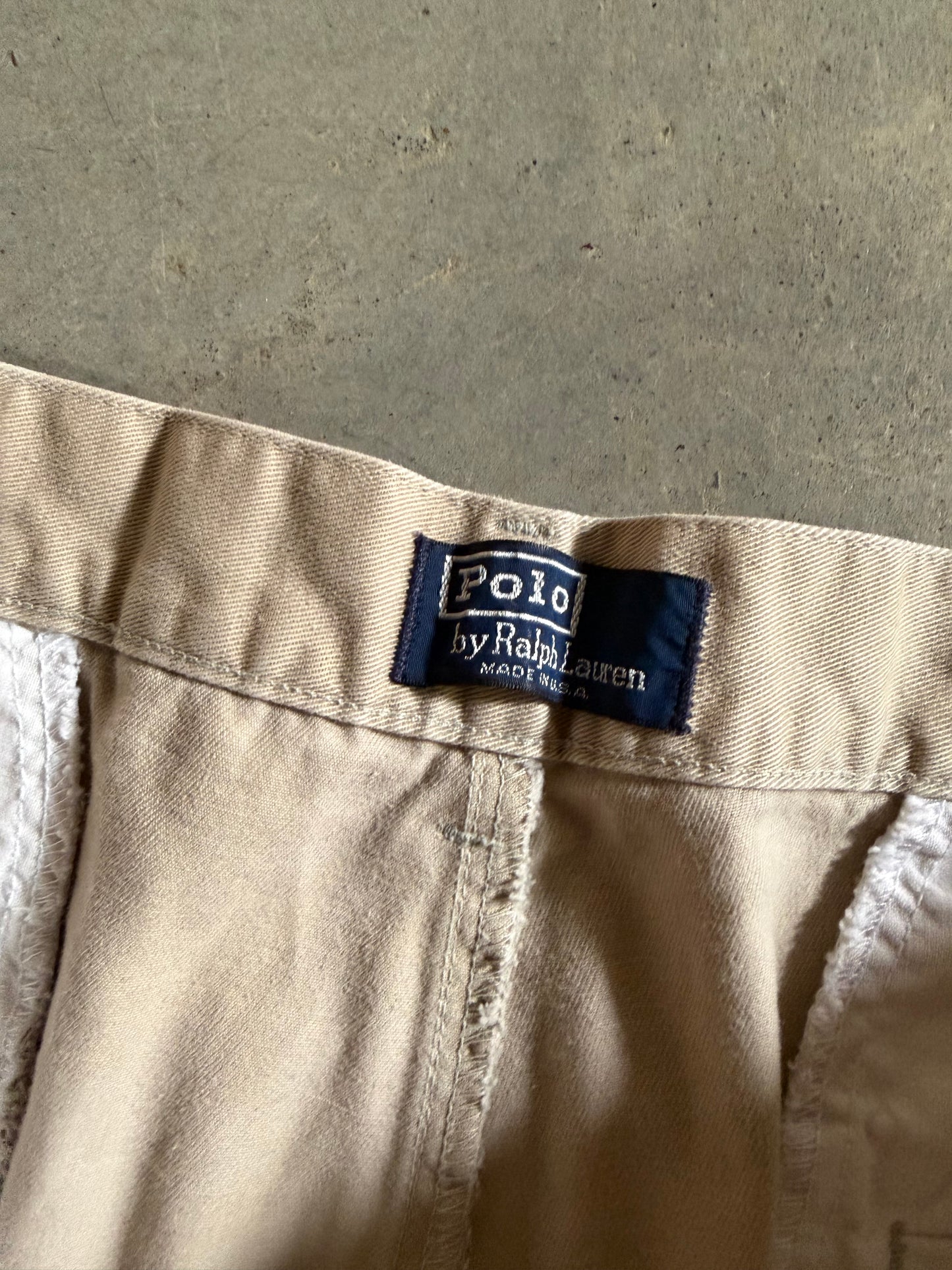 VTG Polo Made In USA Chino Pants Sz 34x32