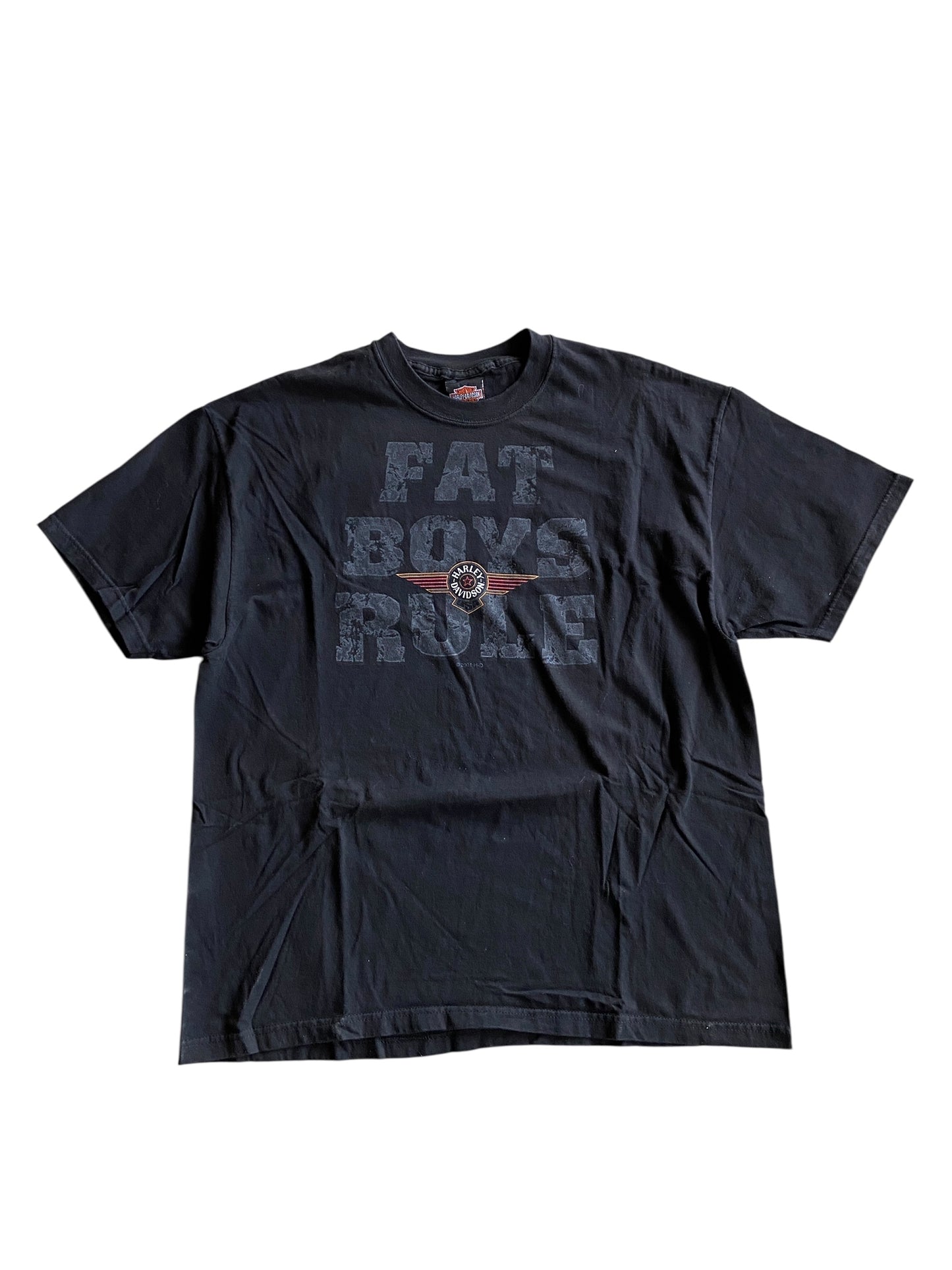 VTG Harley Davidson Fat Boys Rule Tee Sz XL