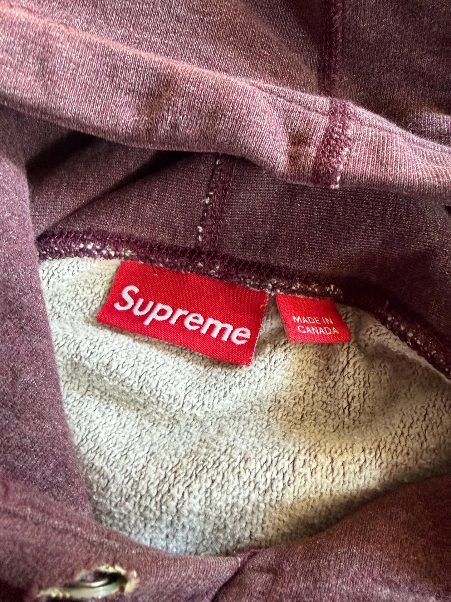 Supreme Metal Plate Hoodie FW12 Sz XL