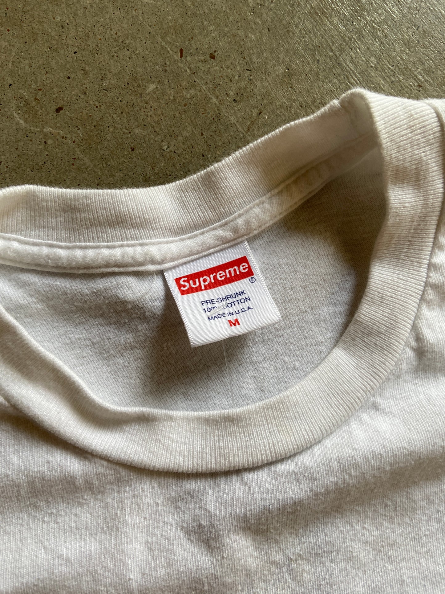 Supreme Smoke Logo Tee Sz M