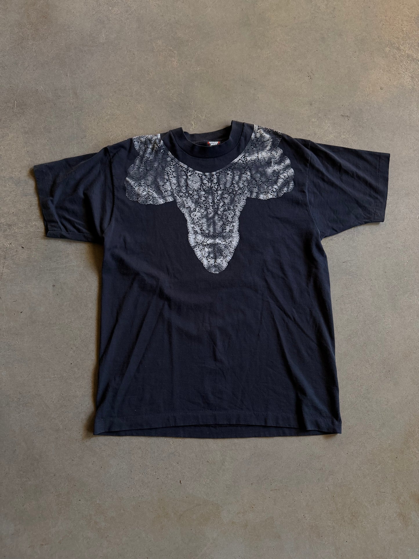 VTG Lace Print Tee Sz L