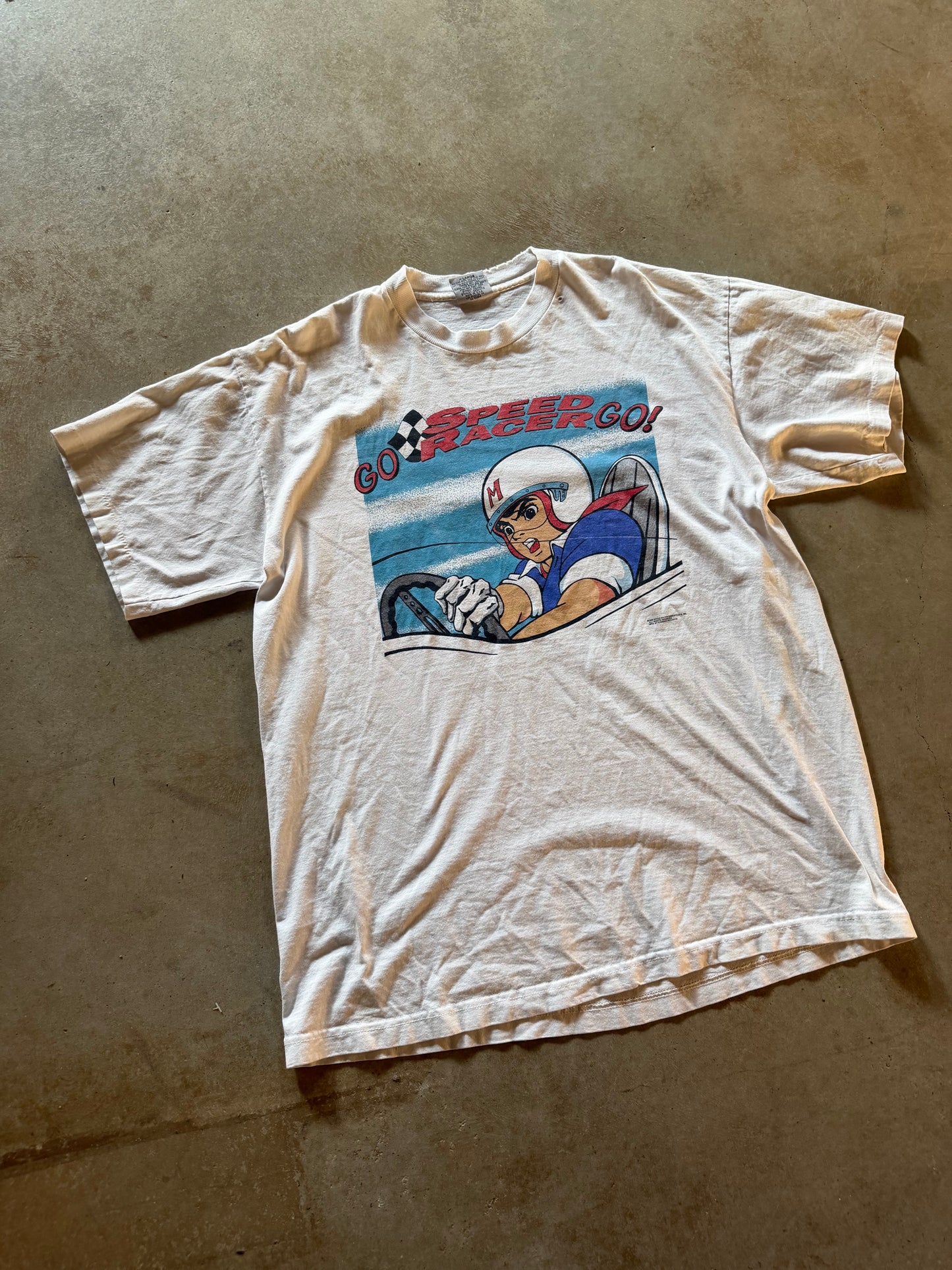VTG Speed Racer Stanley Desantis Tee Sz XL