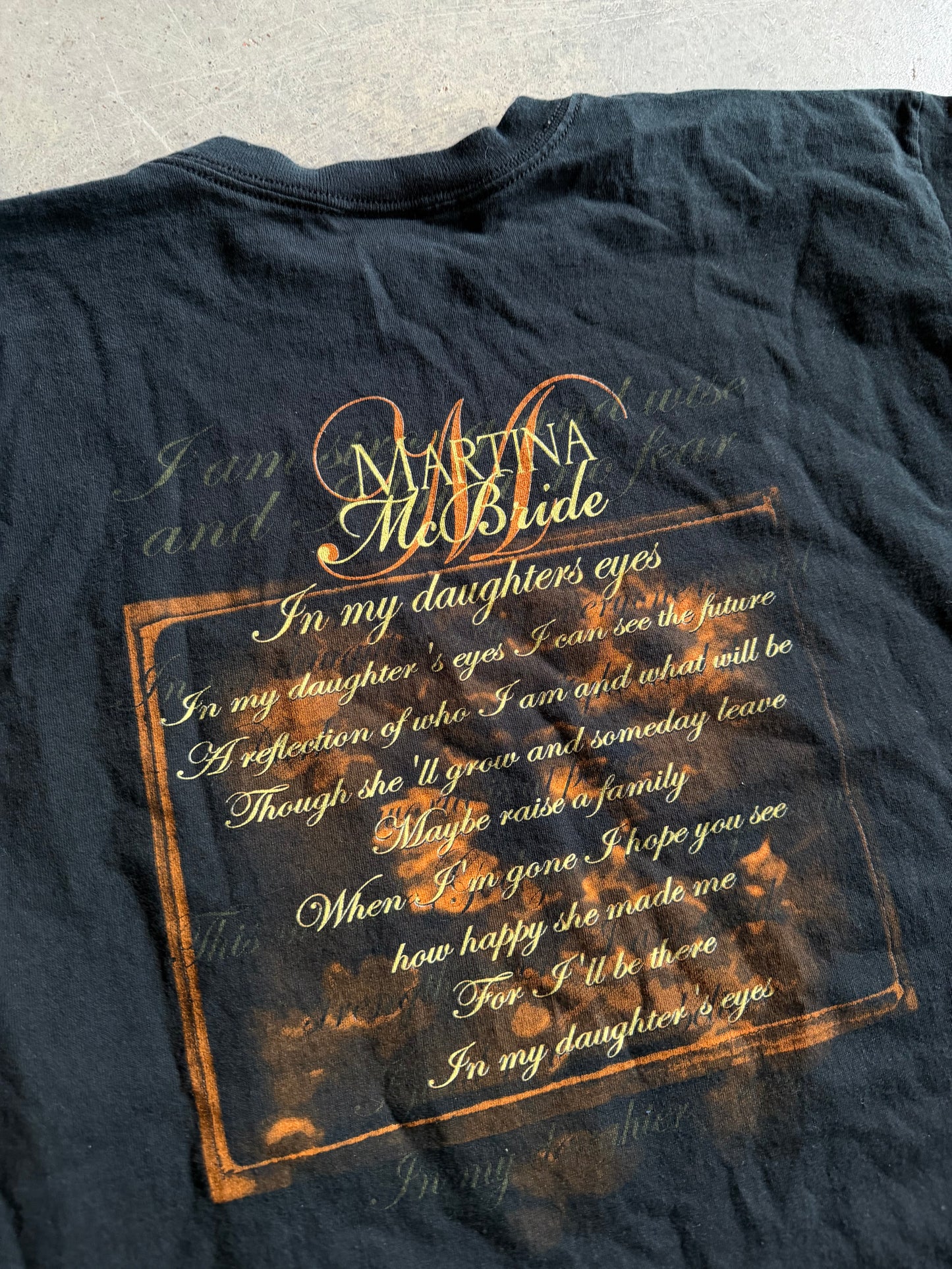 VTG Martina Mcbride Portait Tee Sz L