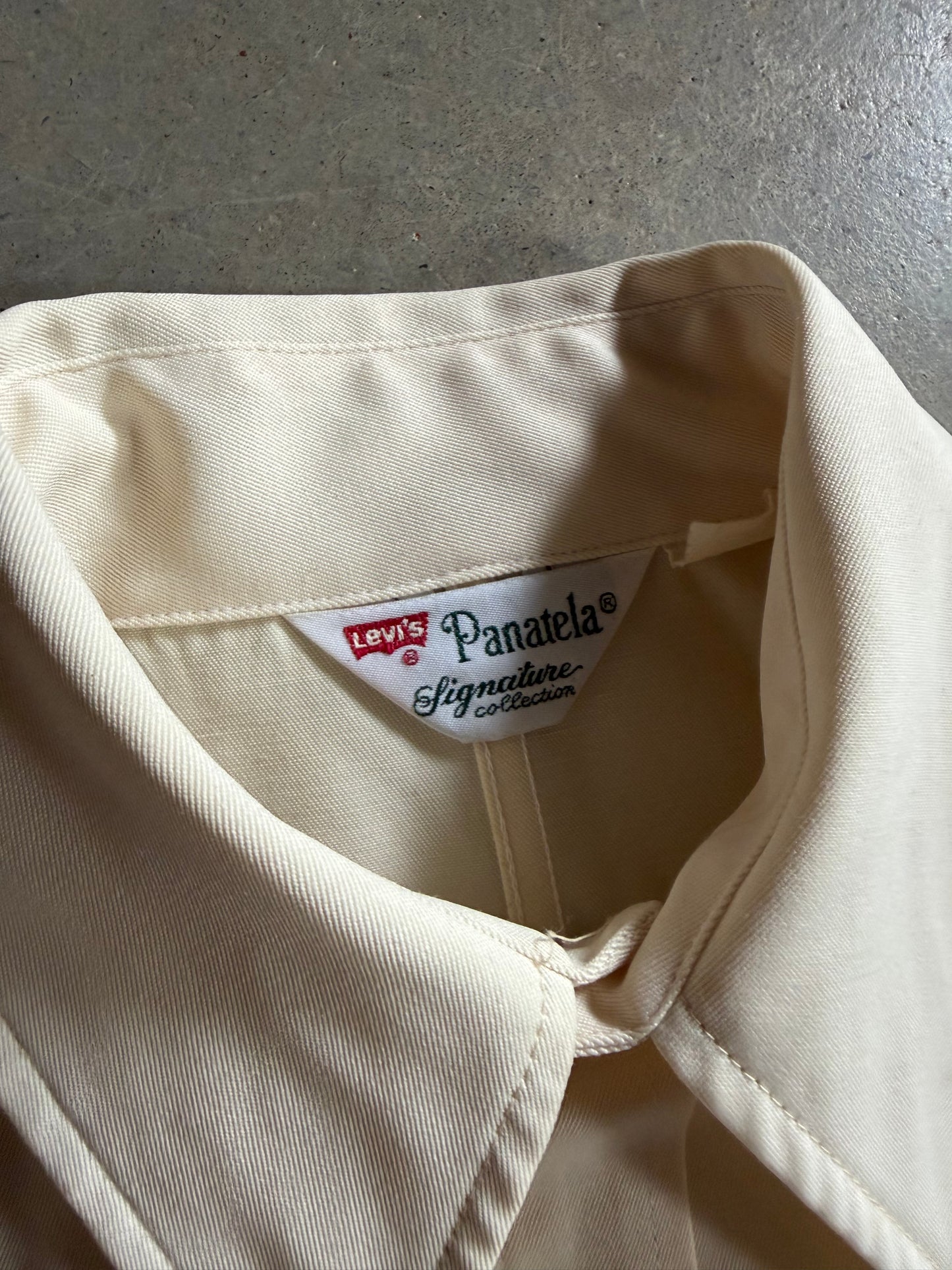 VTG Levi's Panatela Signature Button Up Shirt Sz M