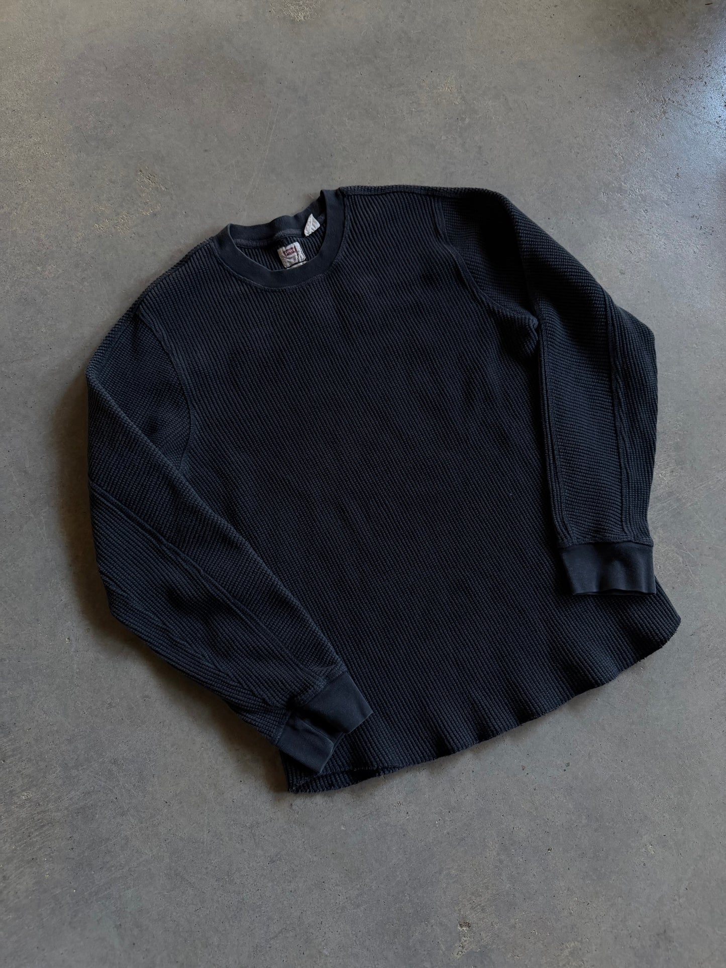 Levis Black Thermal Shirt Sz S