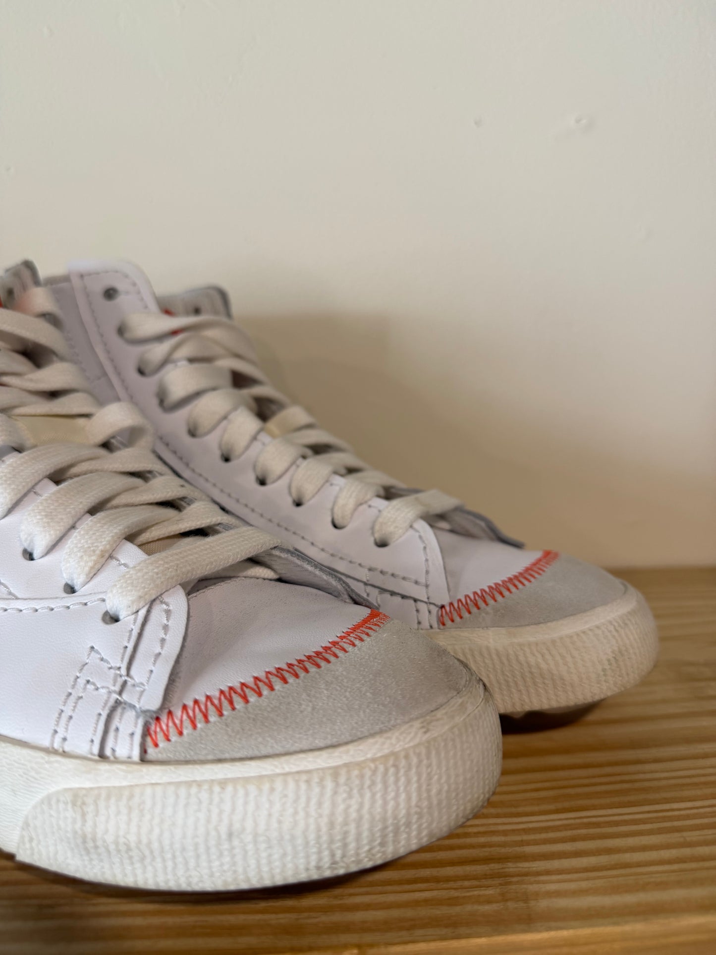 Preowned Nike Blazer Mid 77 Jumbo White Black Sz 11M/12.5W