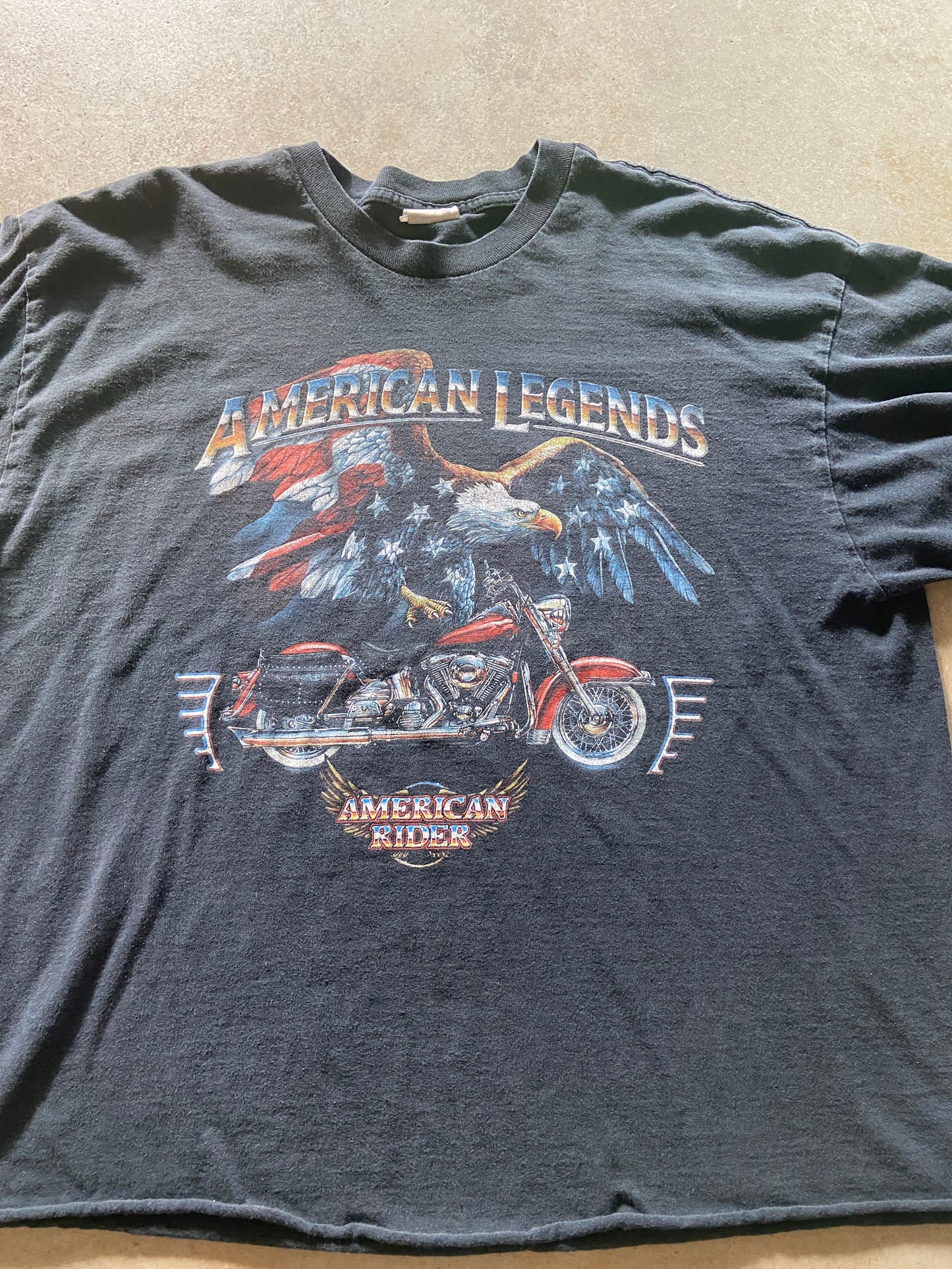 VTG American Legends Chopper Tee Sz XXL