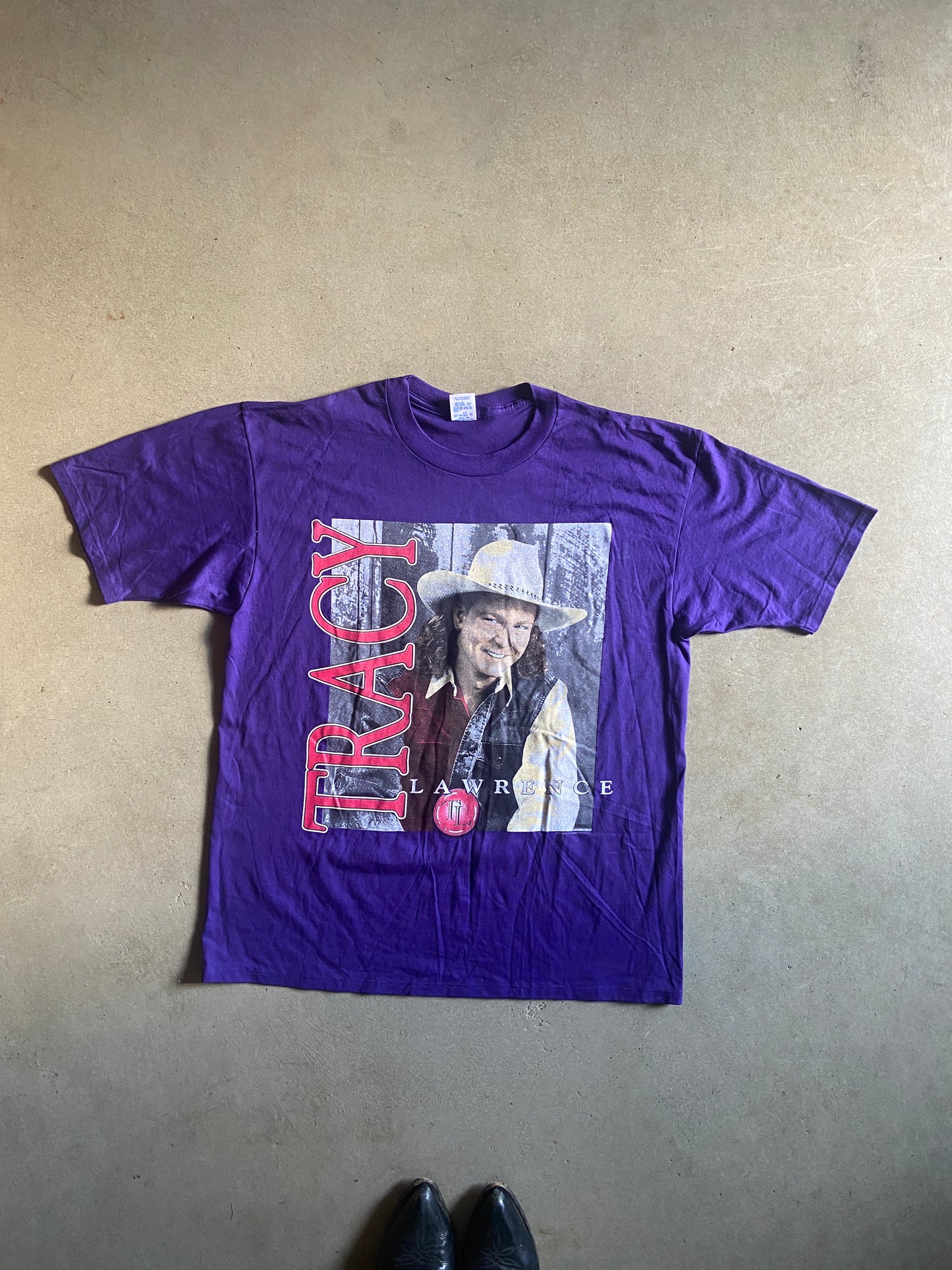 VTG 1993 Tracy Lawerence Break Heart Country Music Tour Tee Sz XL