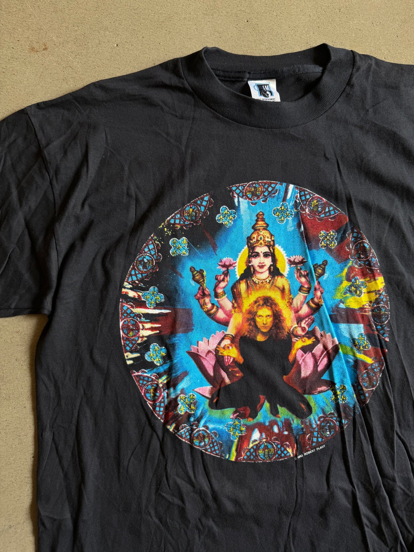 VTG 1992 Robert Plant Fate of Nations Tour Tee Sz XL