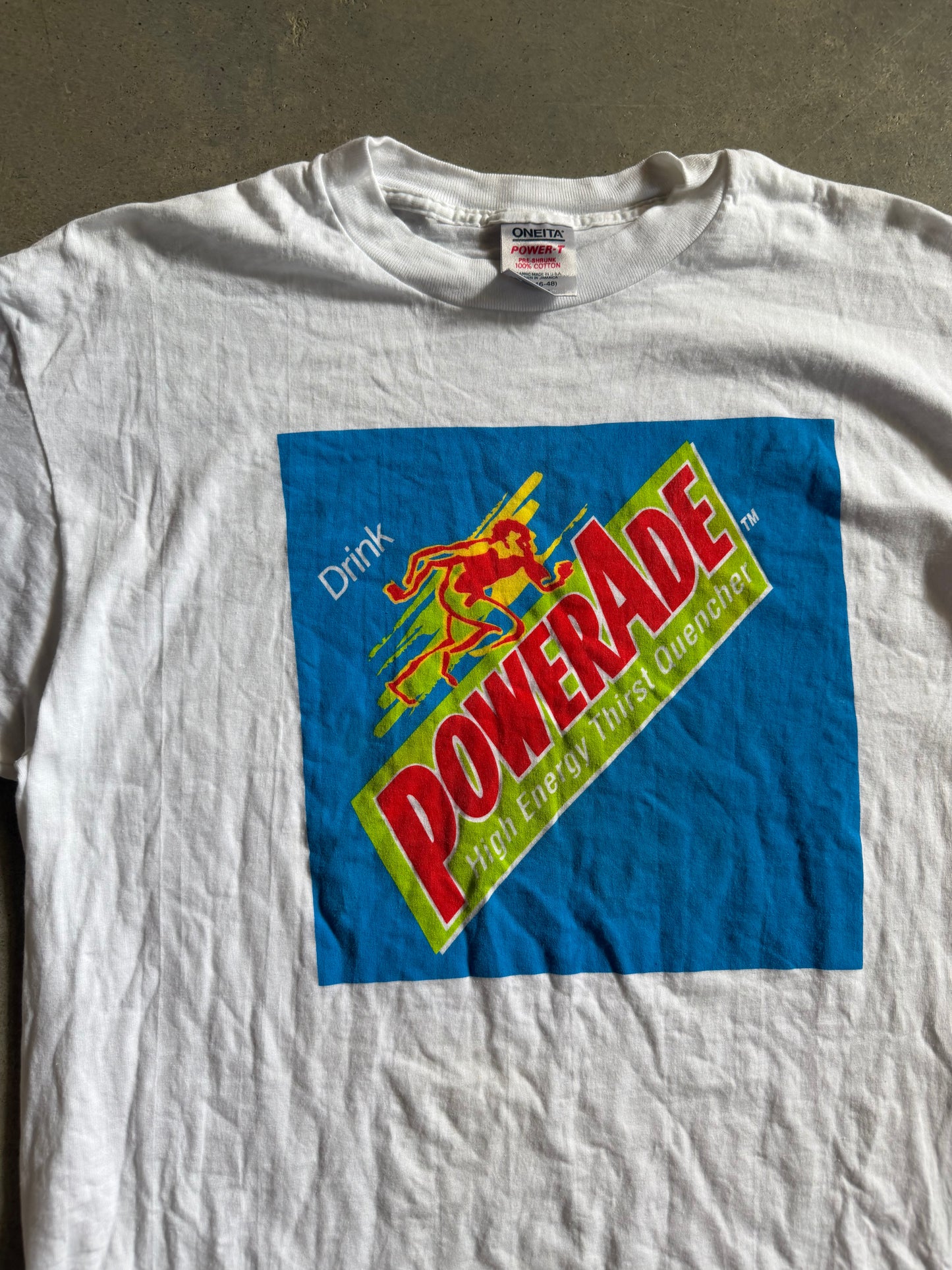 VTG 90s Powerade Drink Tee Sz XL