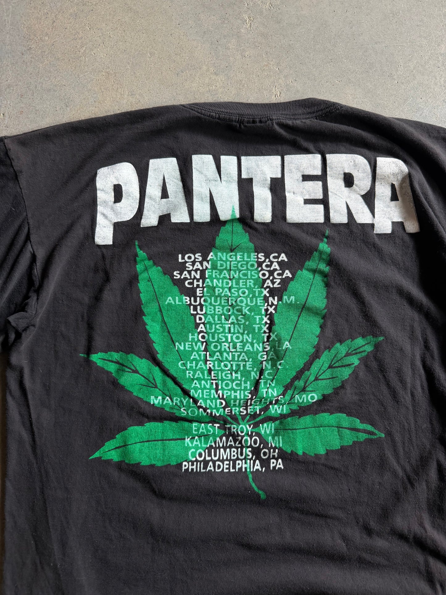 VTG Pantera Tour Weed Tee Sz XL