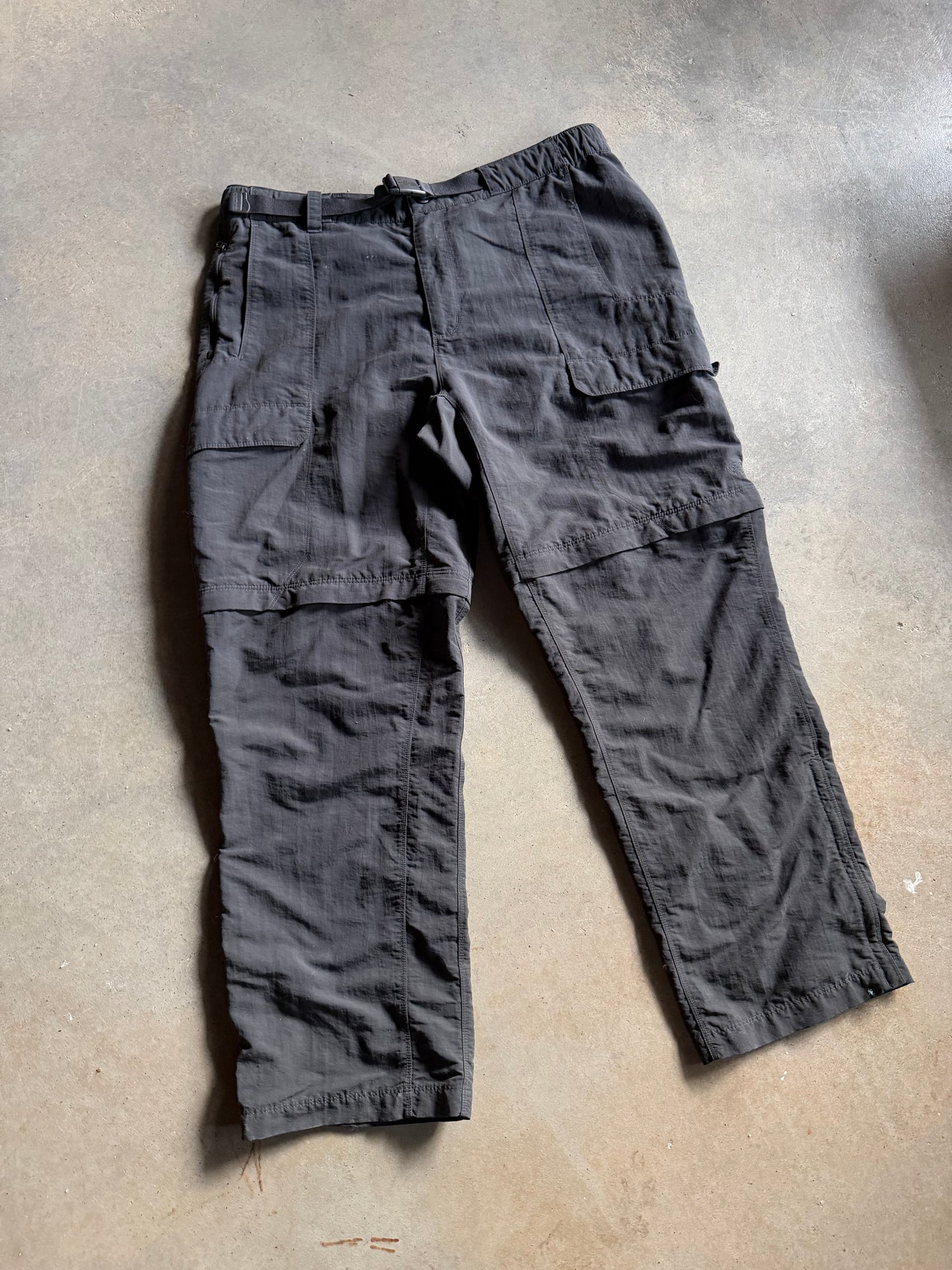 The North Face Gray Tech Pants Sz 38x30
