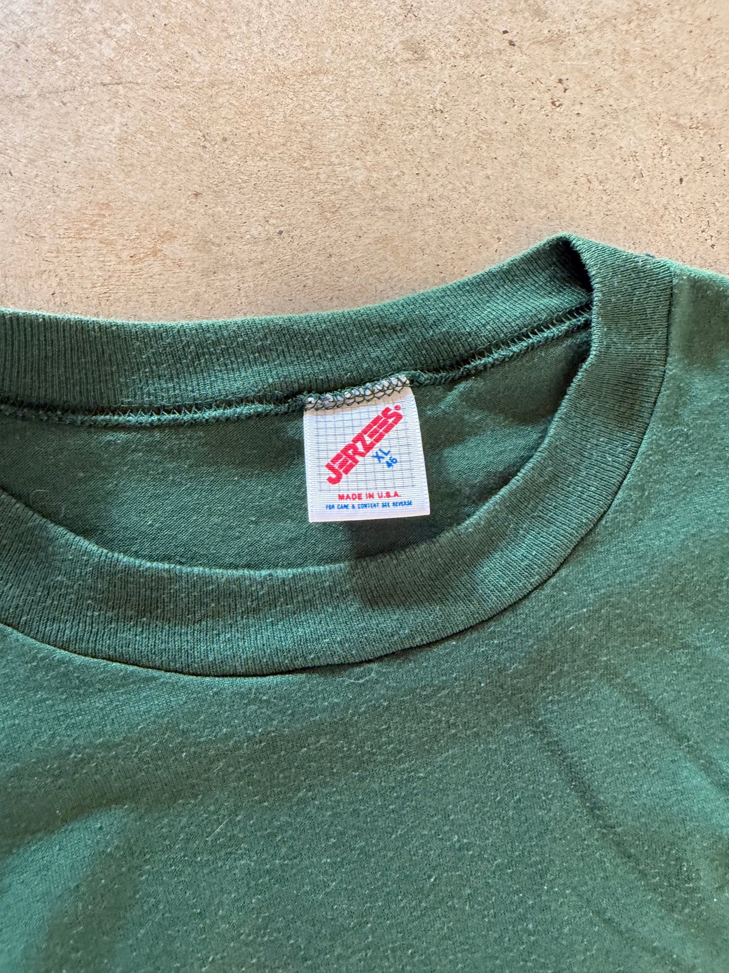 VTG Miami Hurricanes Canes Jerzees Tee Sz XL