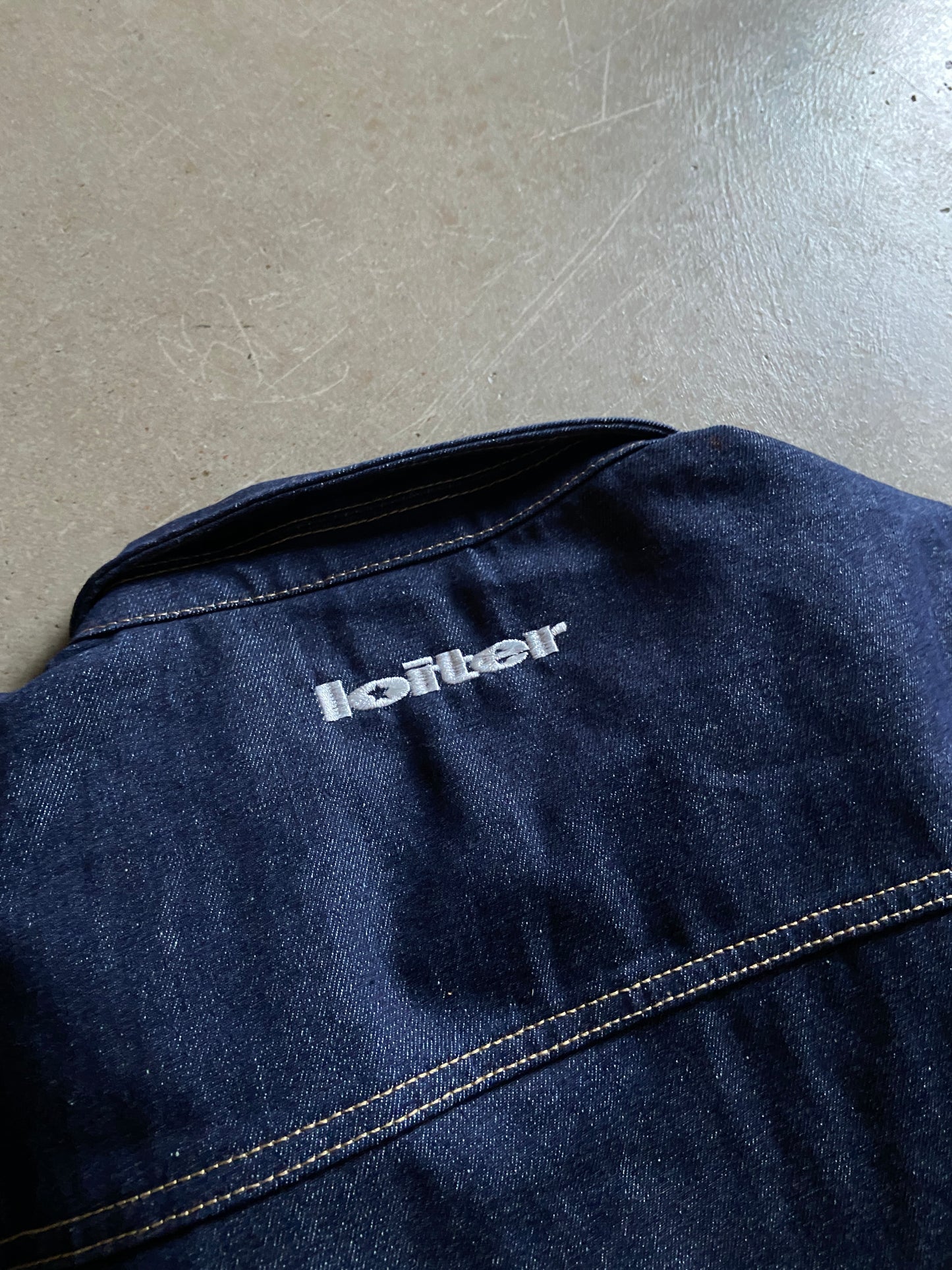 Loiter Denim Button Up Jacket Sz 2XL