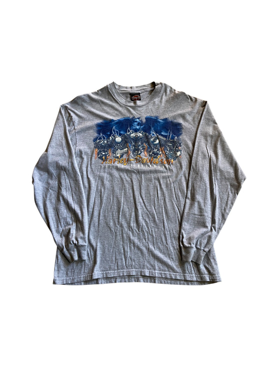 VTG Harley Davidson Proven Performance Oklahoma L/S Tee Sz XL