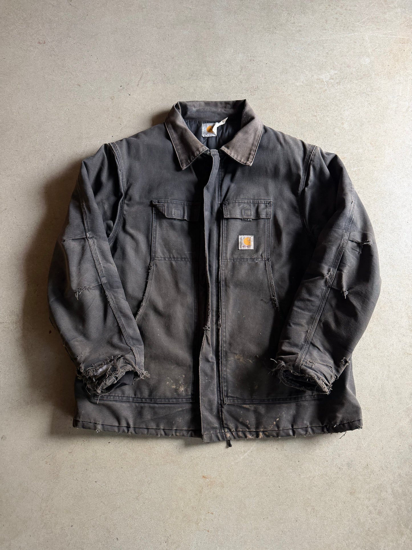 VTG Carhartt Thrashed Jacket Sz XL/2XL