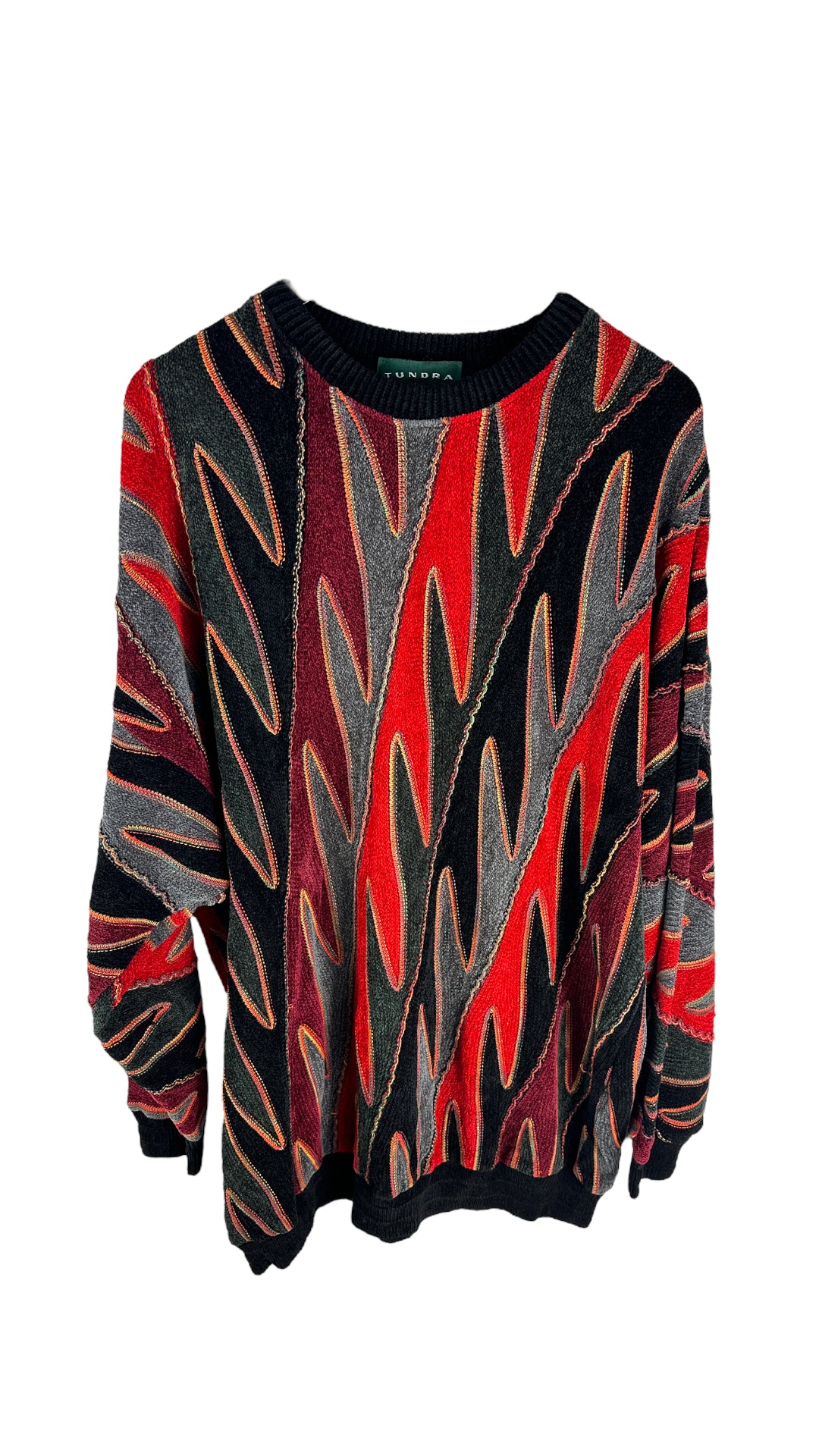 VTG Tundra Coogi Style Sweater Sz 3X