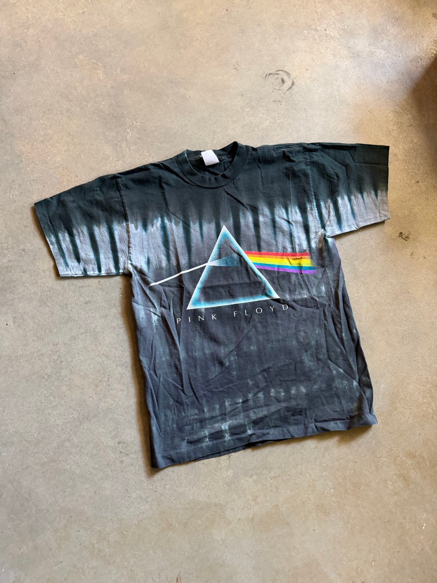 Y2K Pink Floyd Liquid Blue Tee Sz M