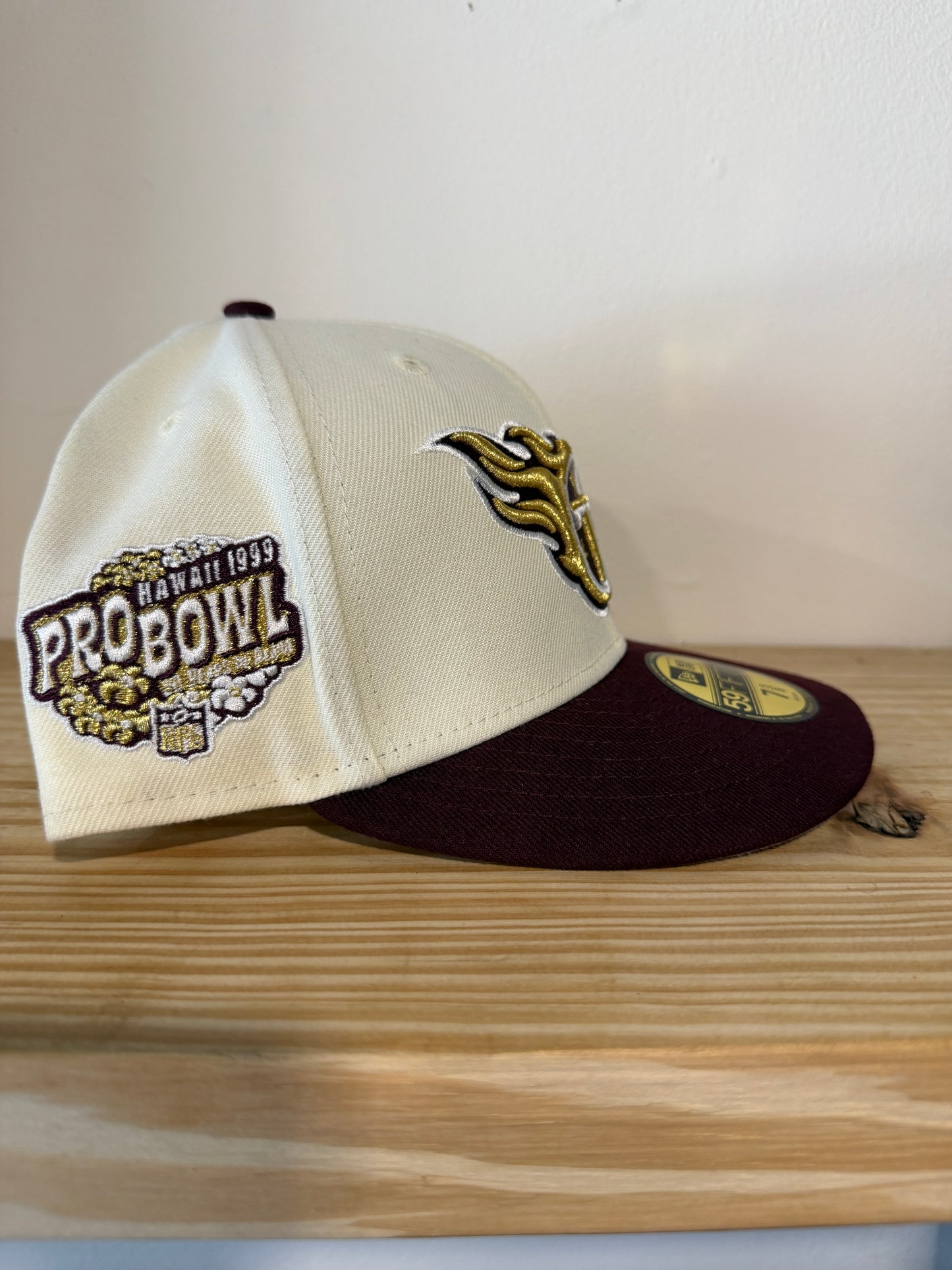 Tennessee Titans 59Fifty Probowl Bronze Fitted Sz 7 5/8
