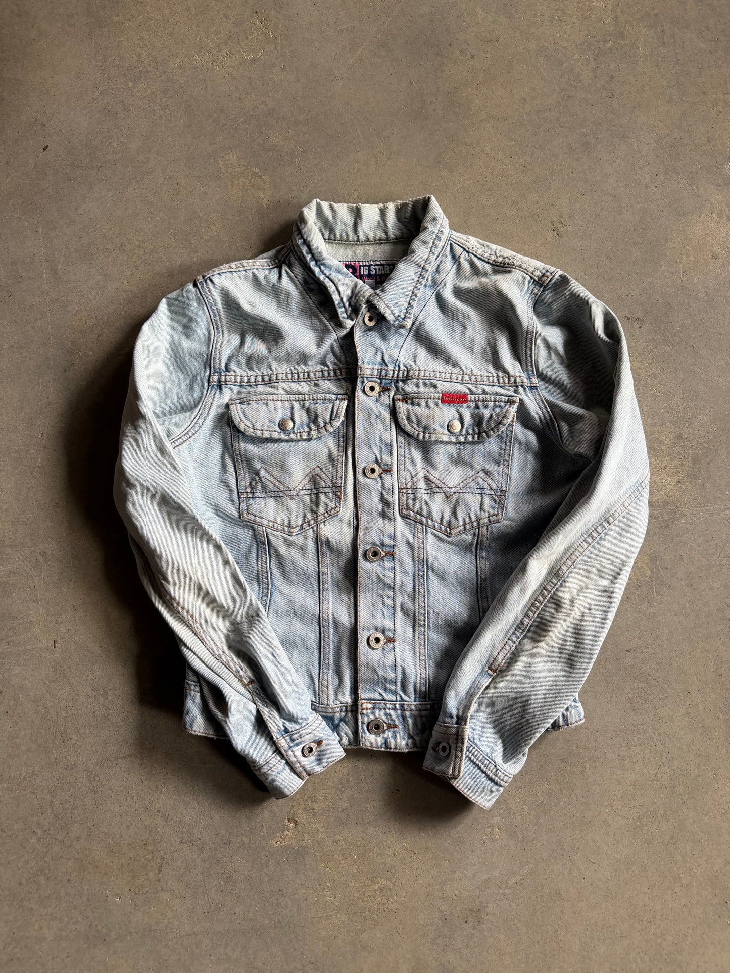 VTG Big Star Denim Jacket Sz Wmns XL