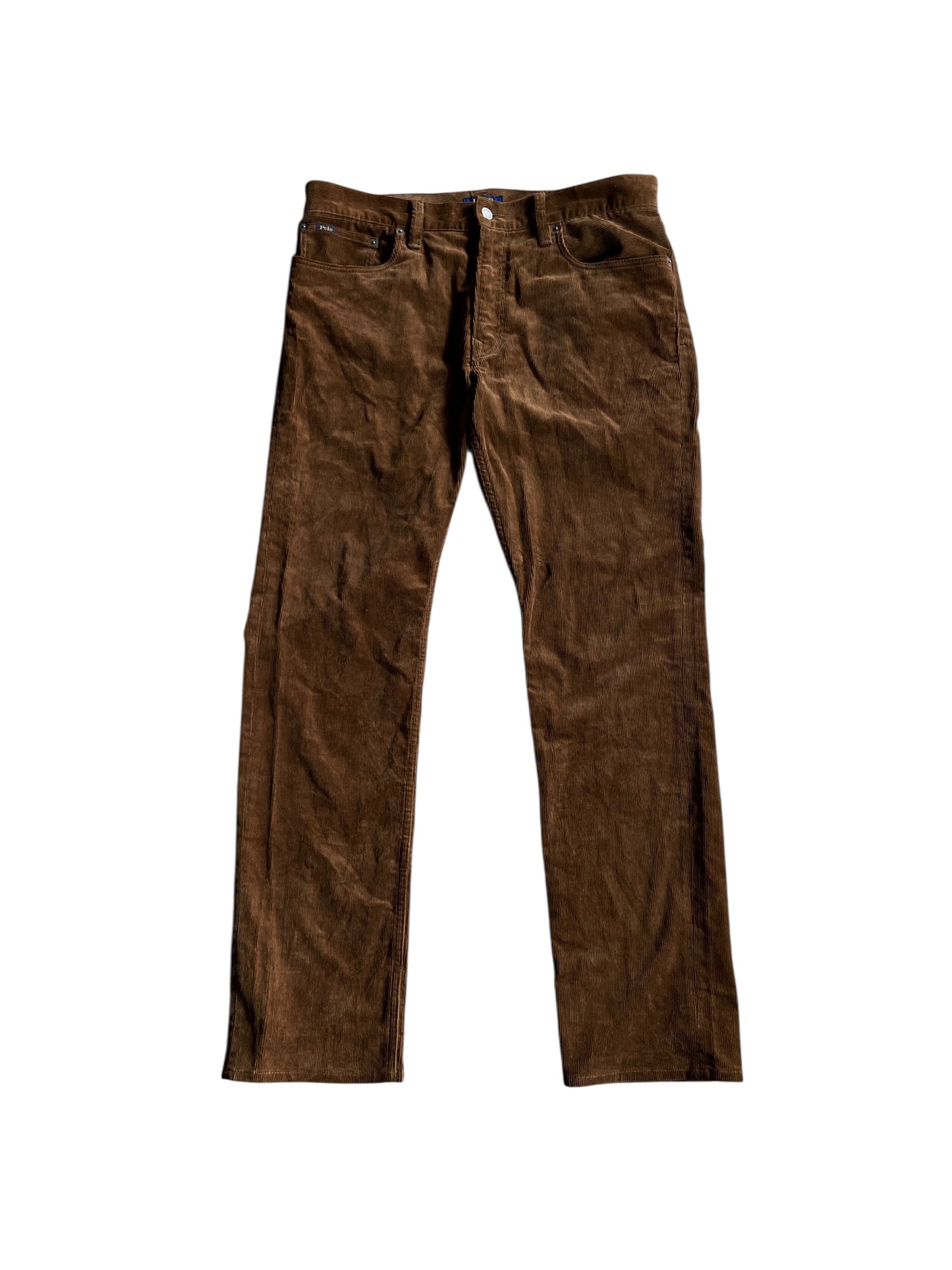Polo Ralph Lauren Brown Corduroy Pants Sz 34x32