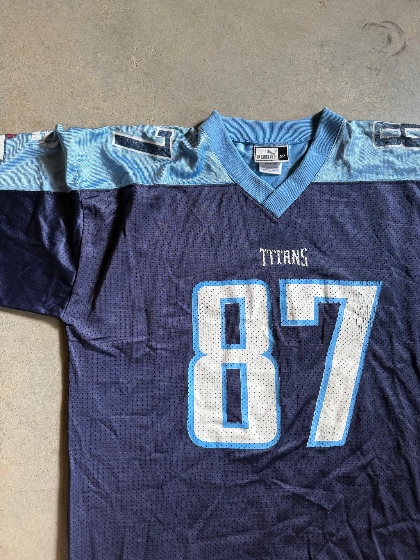 VTG Tennessee Titans Kevin Dyson Football Jersey Sz XL
