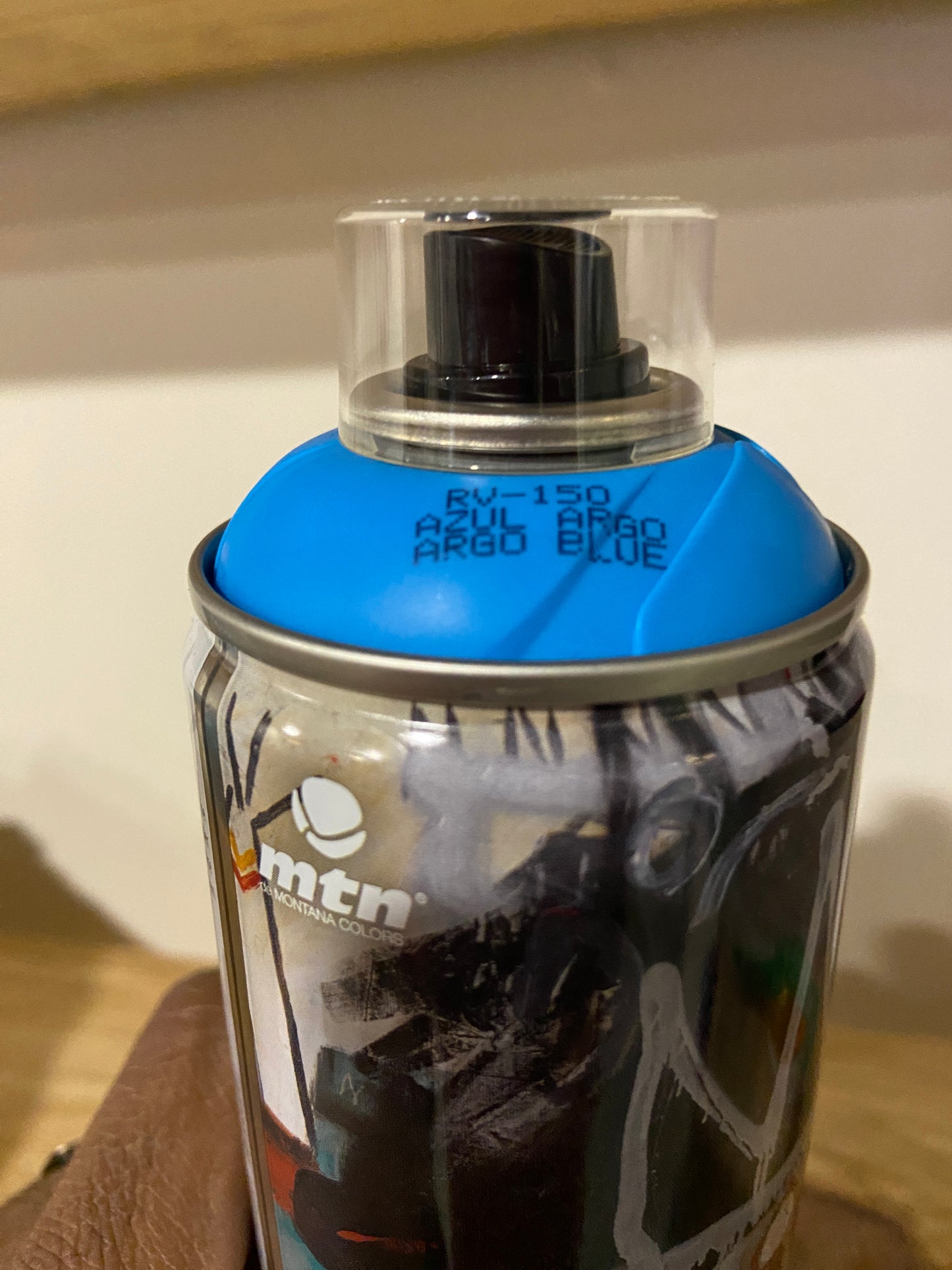 2018 Montana Colors x Jean Michael Basquiat Limited Edition Argo Blue Spray Can