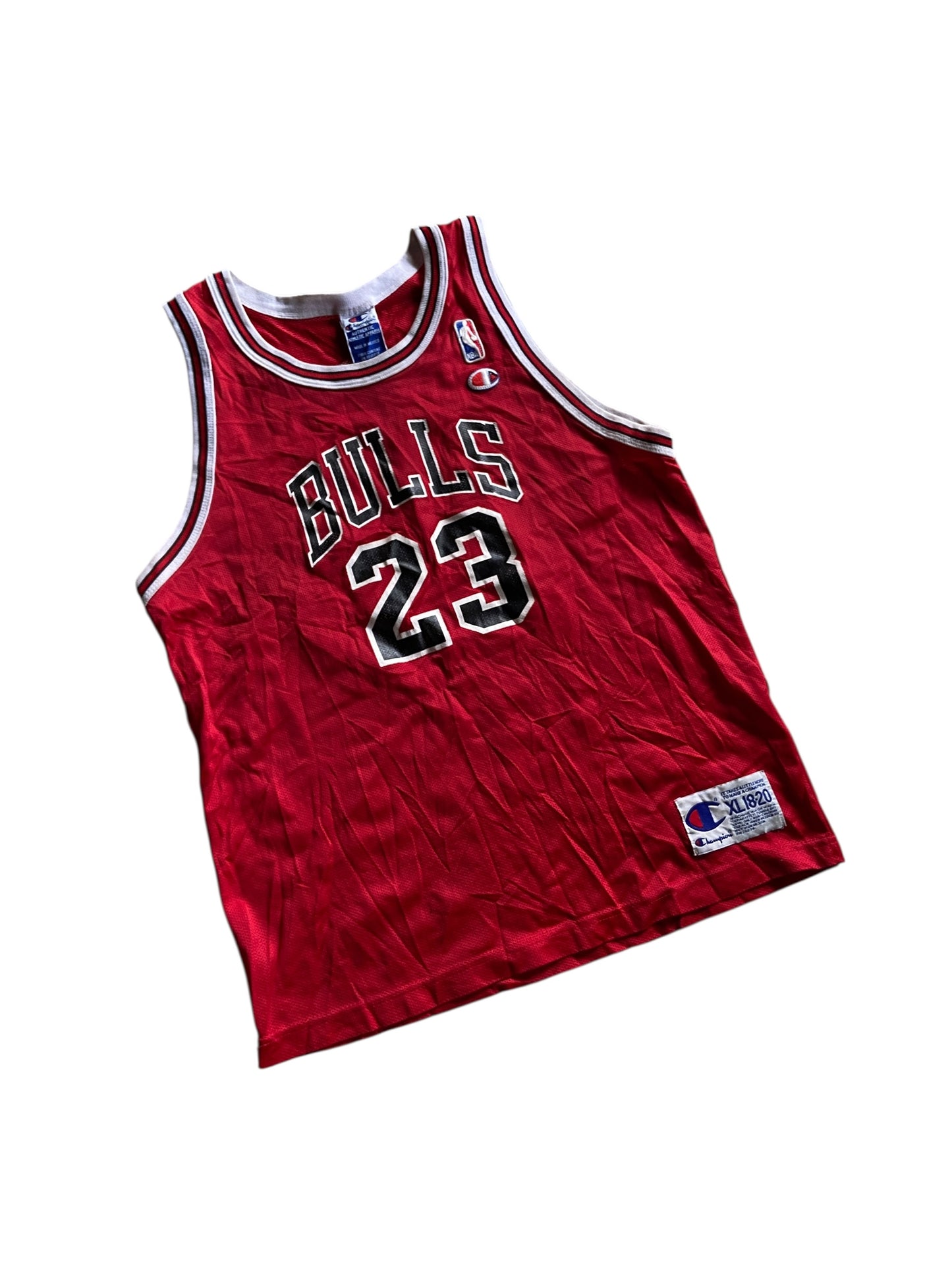 VTG Chicago Bulls Michael Jordan Champion Jersey Sz Youth XL