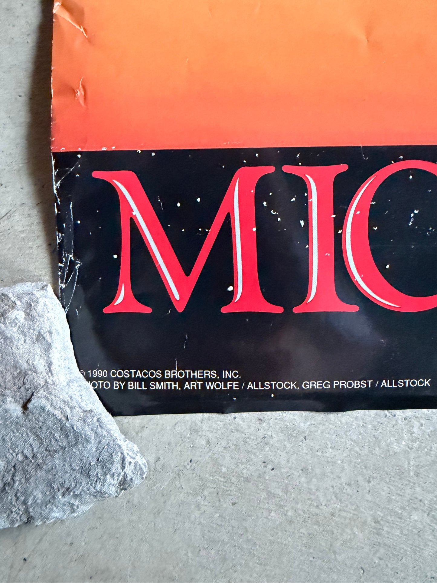 VTG Michael Jordan Space The Final Frontier 1990 Poster