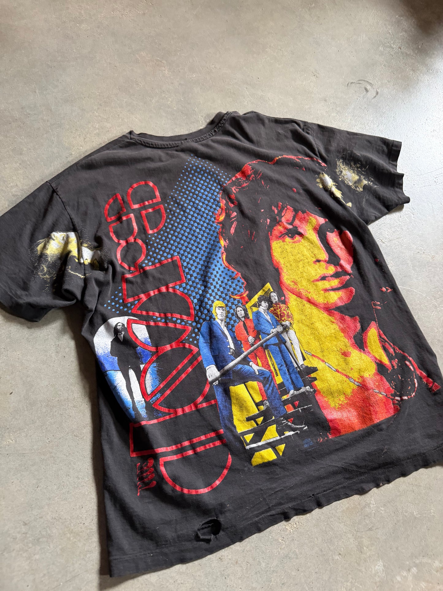 VTG The Doors 1992 All Over Print Tee Sz XL